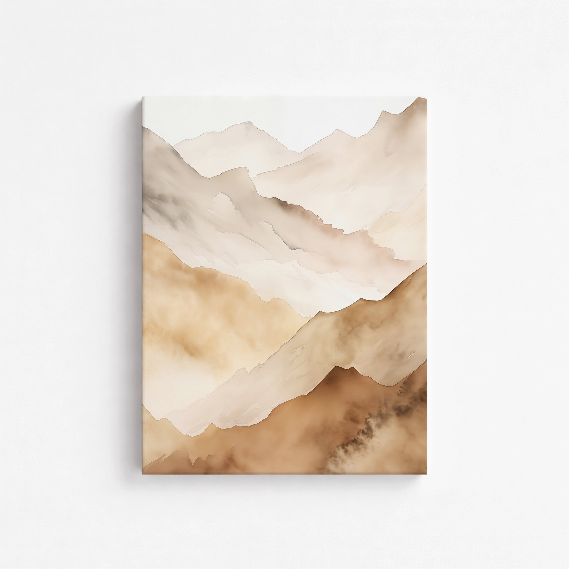 Layered Horizon, 30x40cm Satin Canvas Art Reproduction