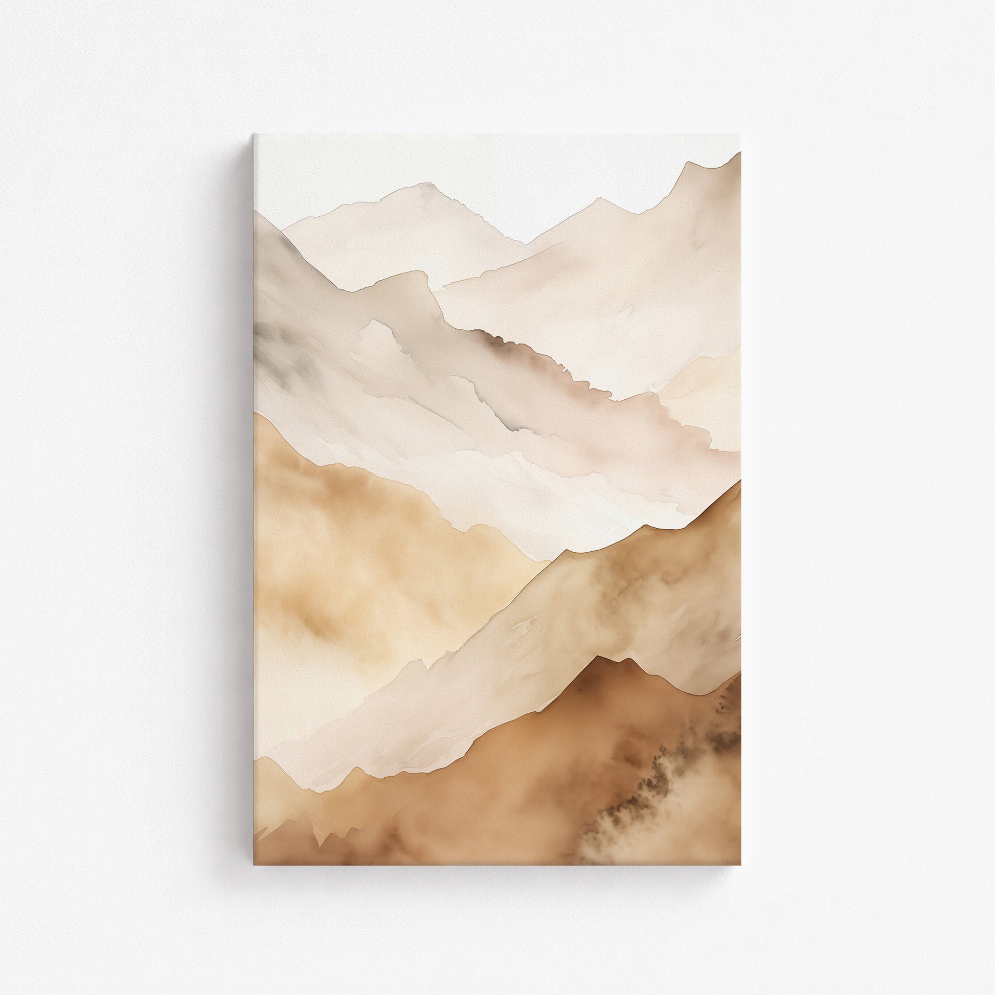 Layered Horizon, 61x91cm Satin Canvas Art Reproduction