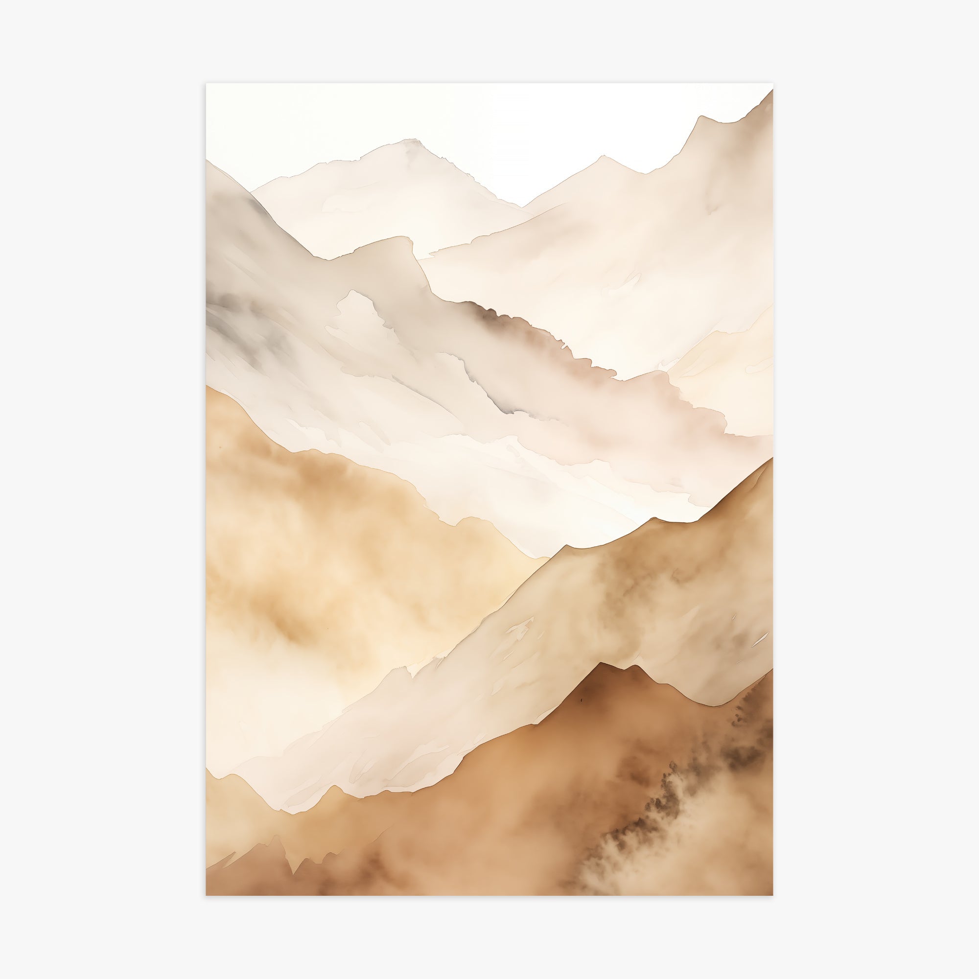 Layered Horizon, 70x100cm Poster Unframed