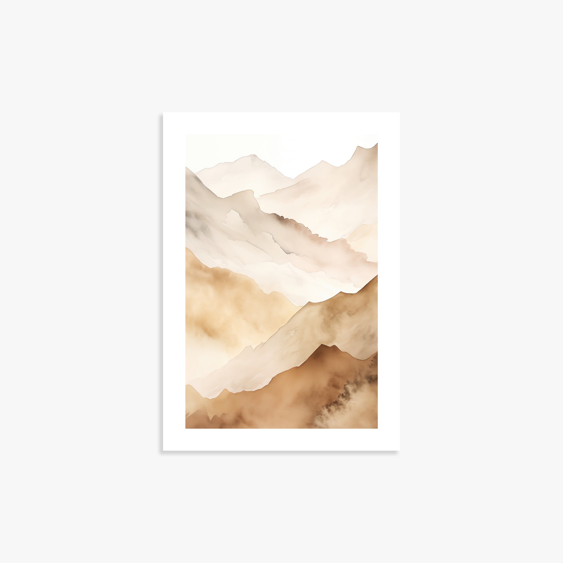 Layered Horizon, 21x30cm Printed Poster