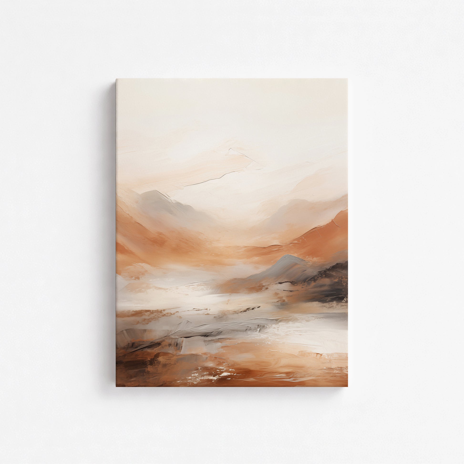 Desert Mirage Valley, 30x40cm Satin Canvas Art Reproduction