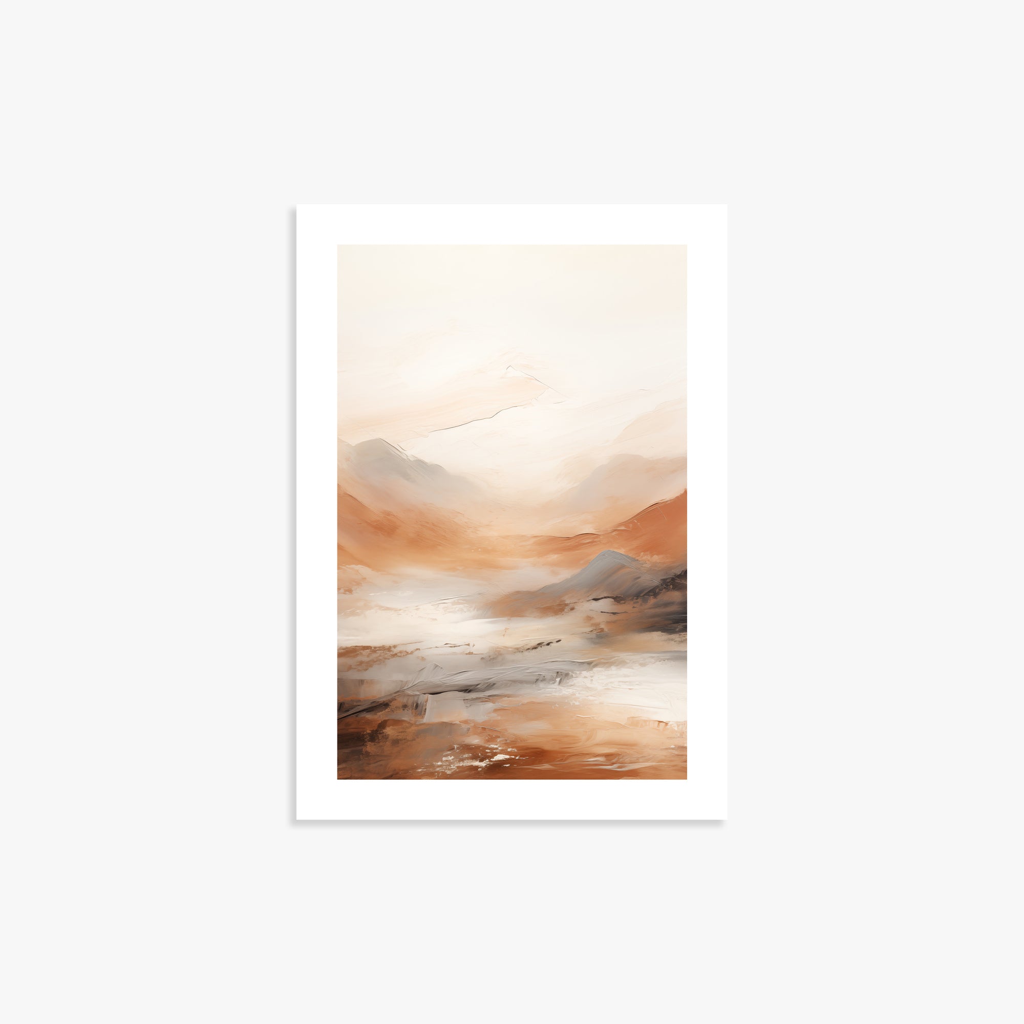 Desert Mirage Valley, 21x30cm Printed Poster