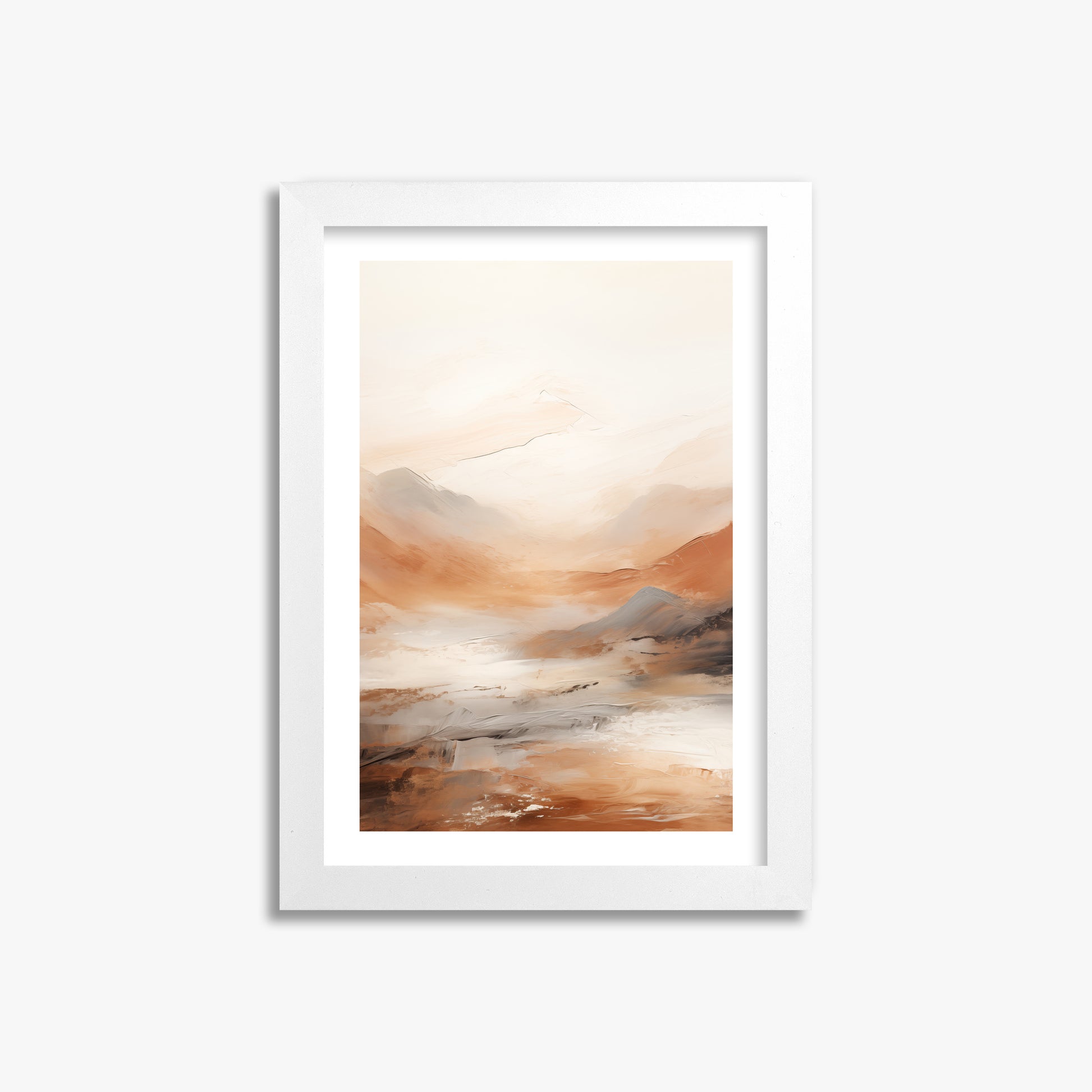 Desert Mirage Valley, 21x30cm Whitek Framed Art Reproduction