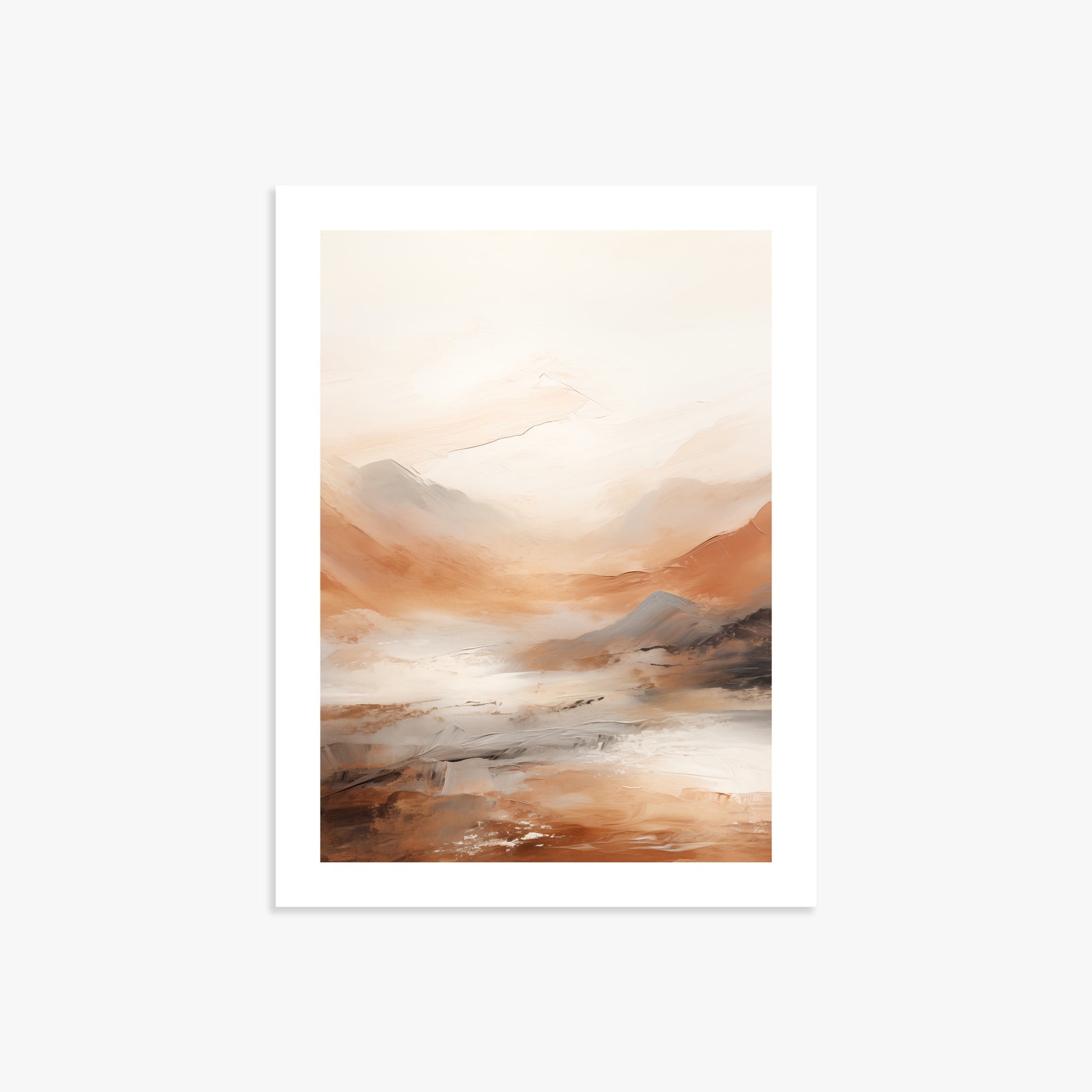 Desert Mirage Valley, 30x40cm Printed Poster