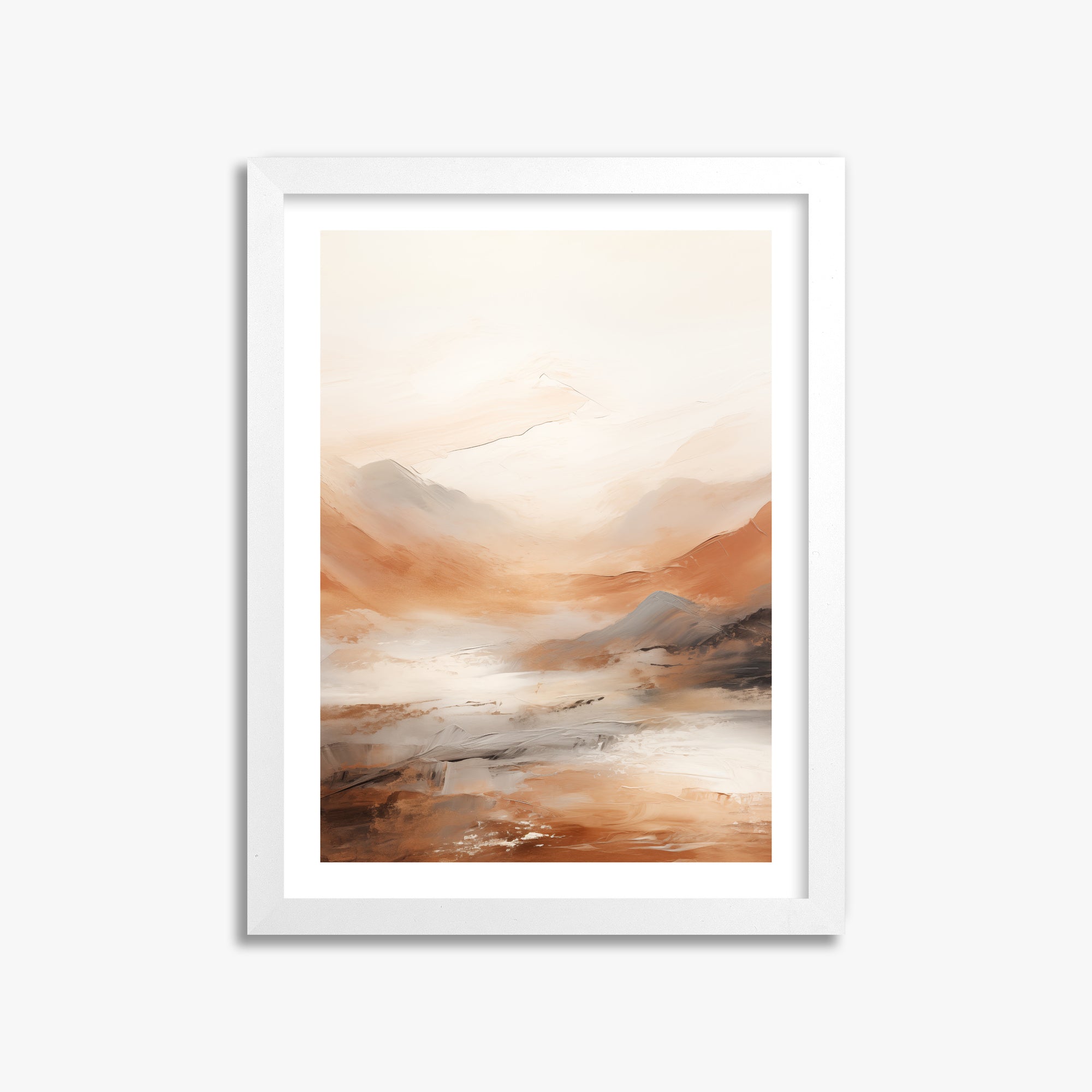 Desert Mirage Valley, 30x40cm Whitek Framed Art Reproduction