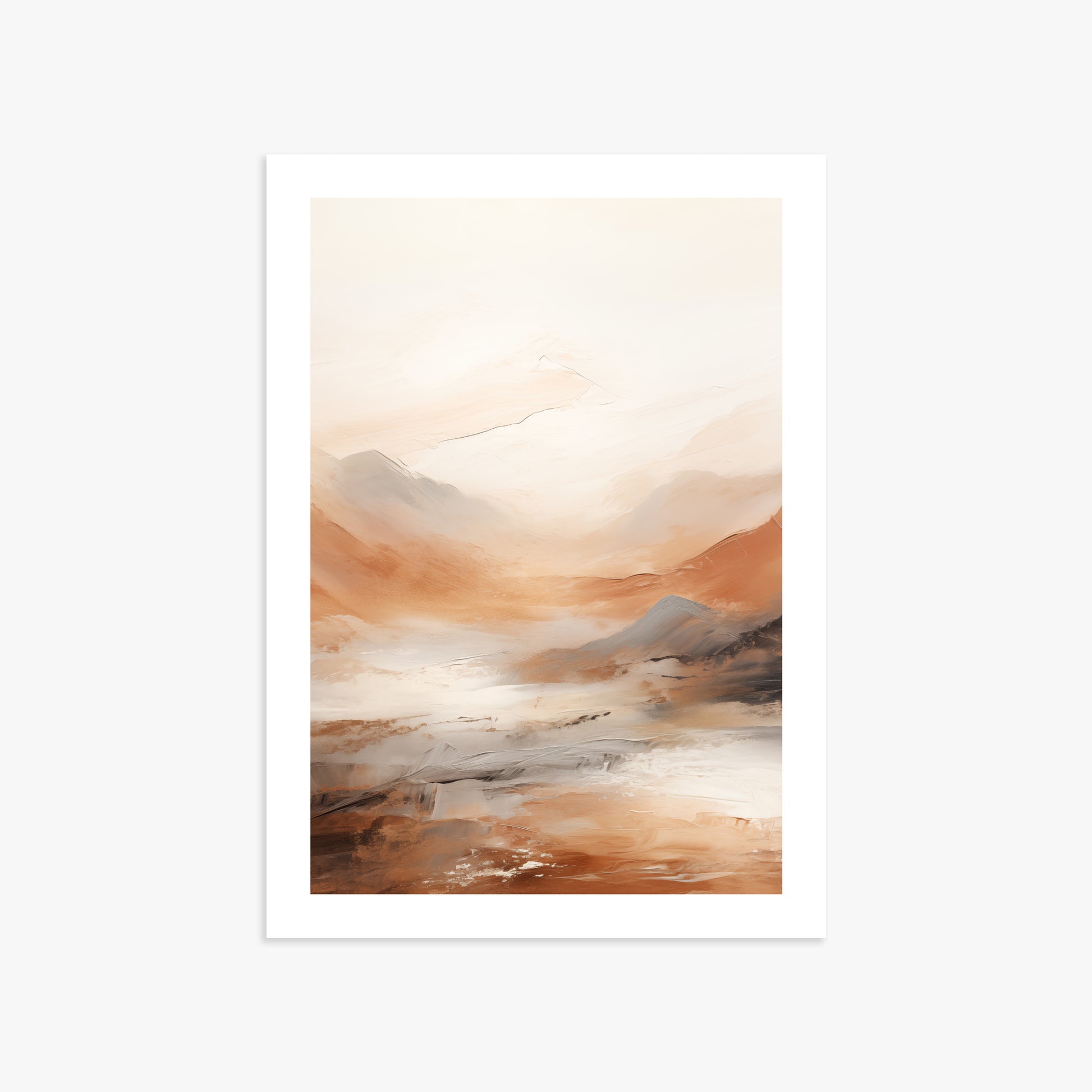 Desert Mirage Valley, 50x70cm Printed Poster