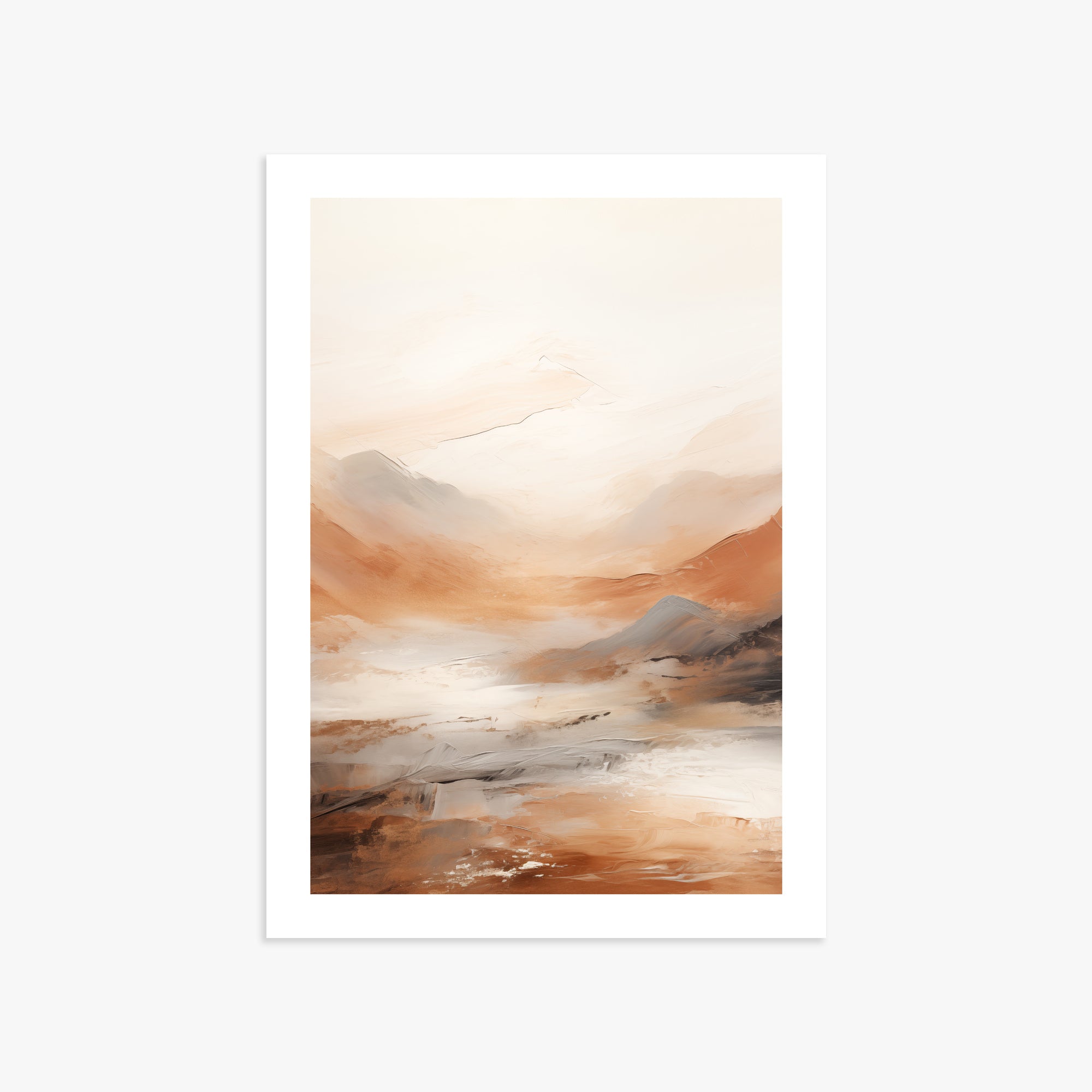 Desert Mirage Valley, 50x70cm Printed Poster
