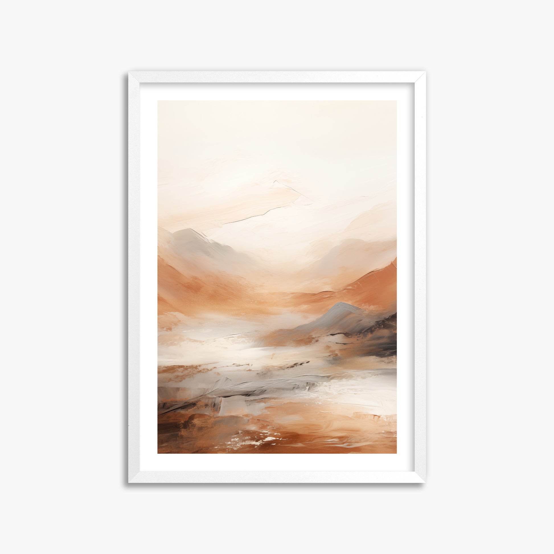Desert Mirage Valley, 50x70cm Whitek Framed Art Reproduction
