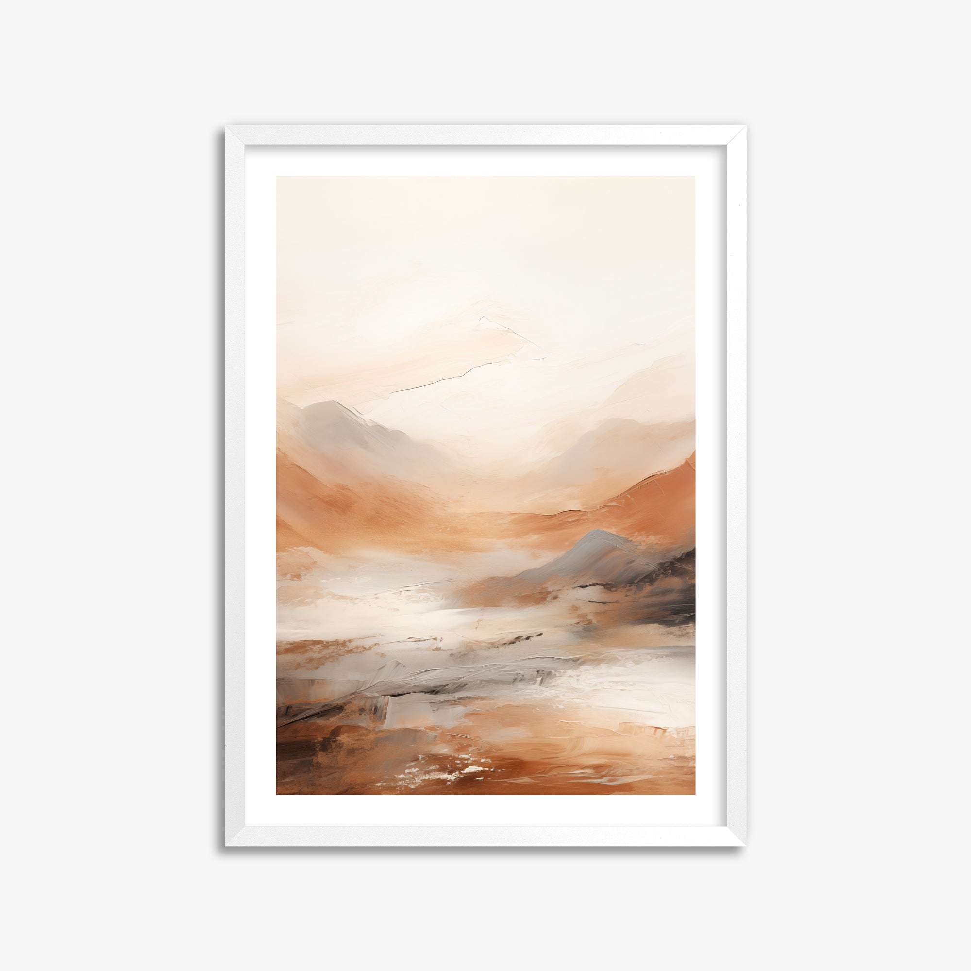 Desert Mirage Valley, 50x70cm Whitek Framed Art Reproduction