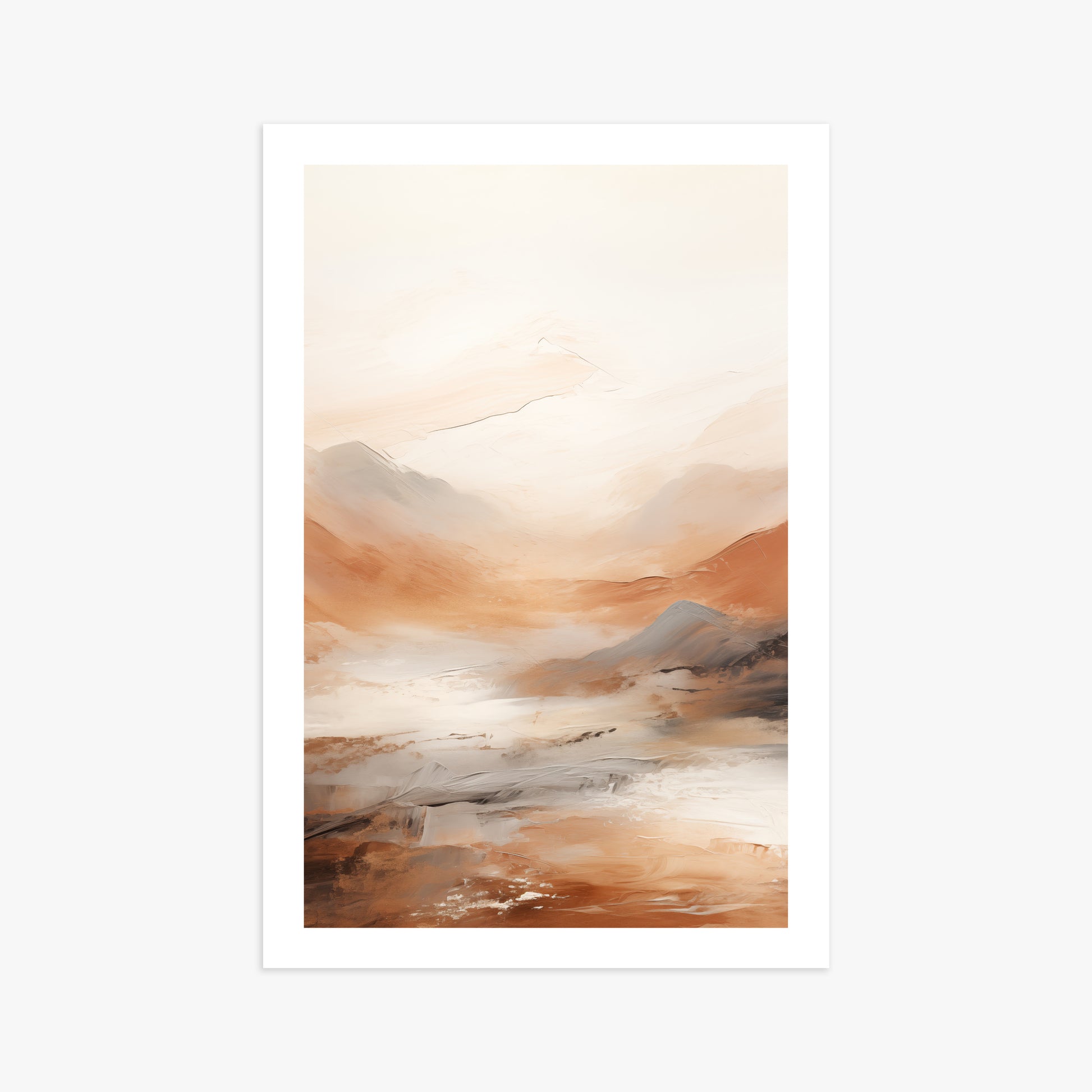 Desert Mirage Valley, 61x91cm Printed Poster