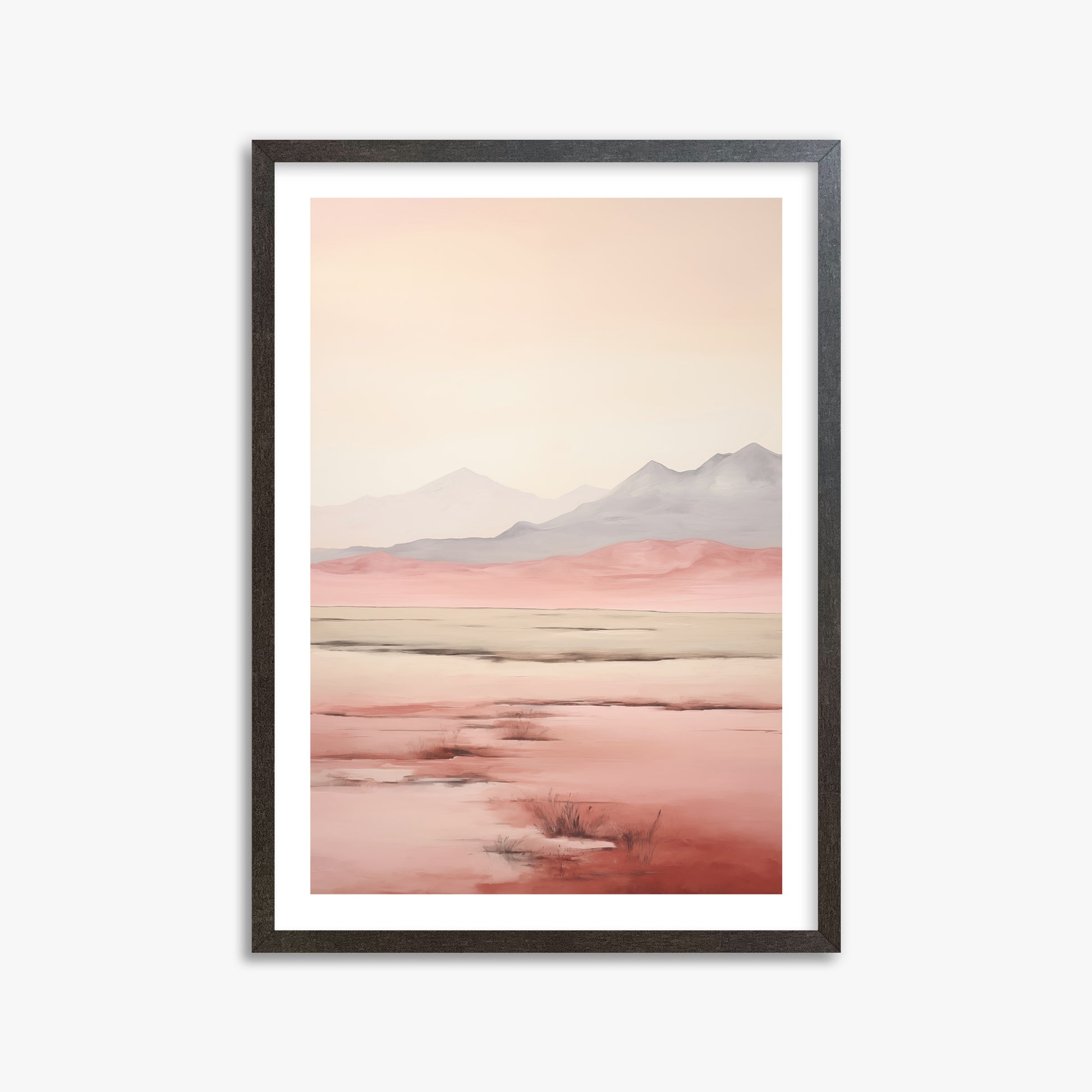 Dreamridge, 50x70cm Framed Art Reproduction With Espresso Frame