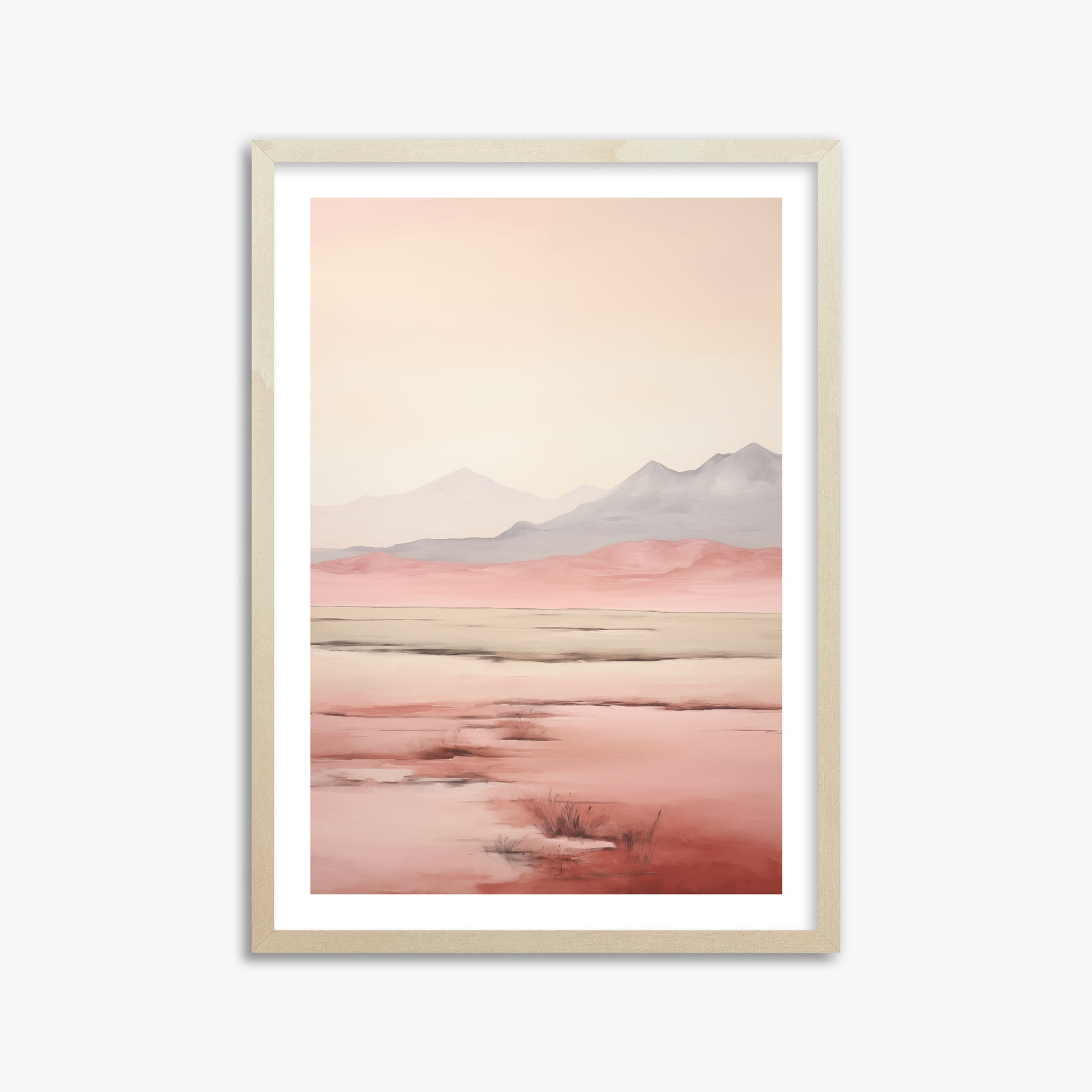 Dreamridge, 50x70cm Framed Art Reproduction With Lime Wood Frame