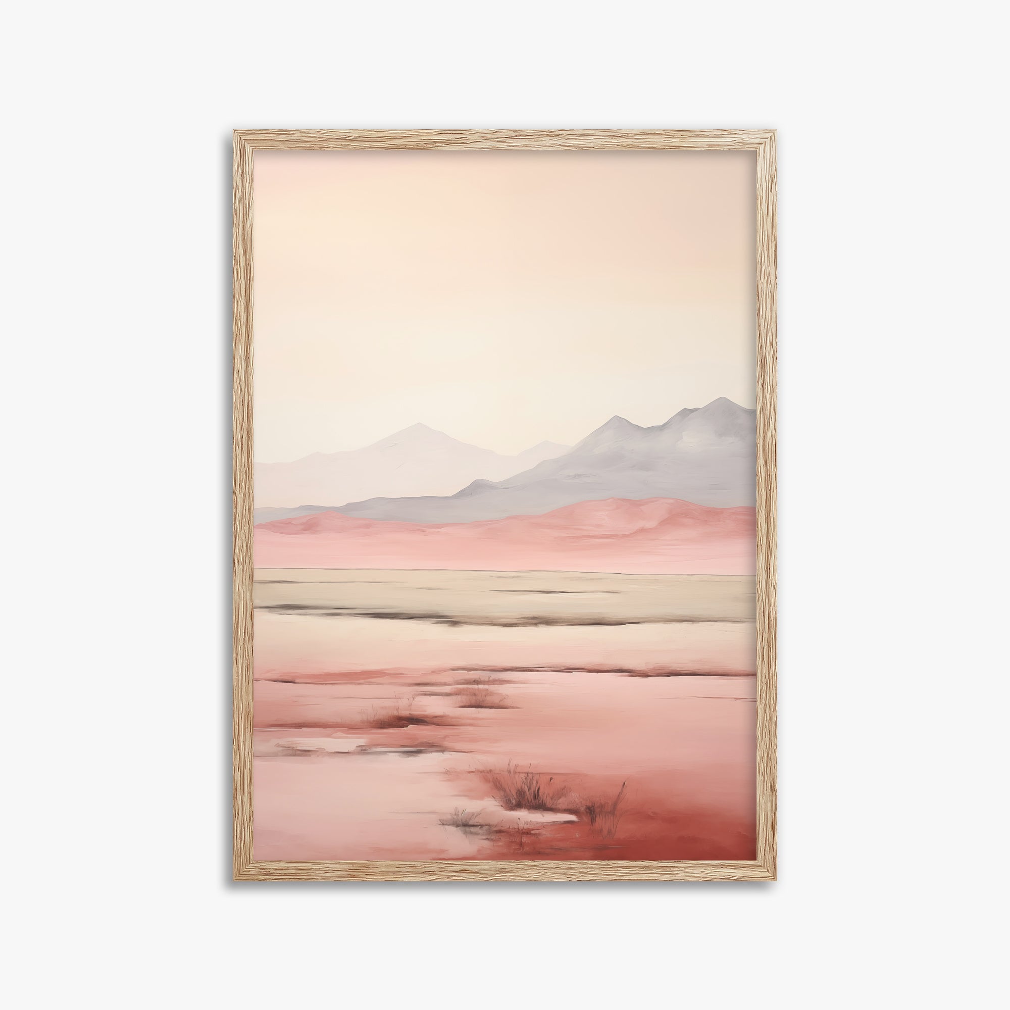 Dreamridge, 50x70cm Framed Art Reproduction With Raw Oak Frame