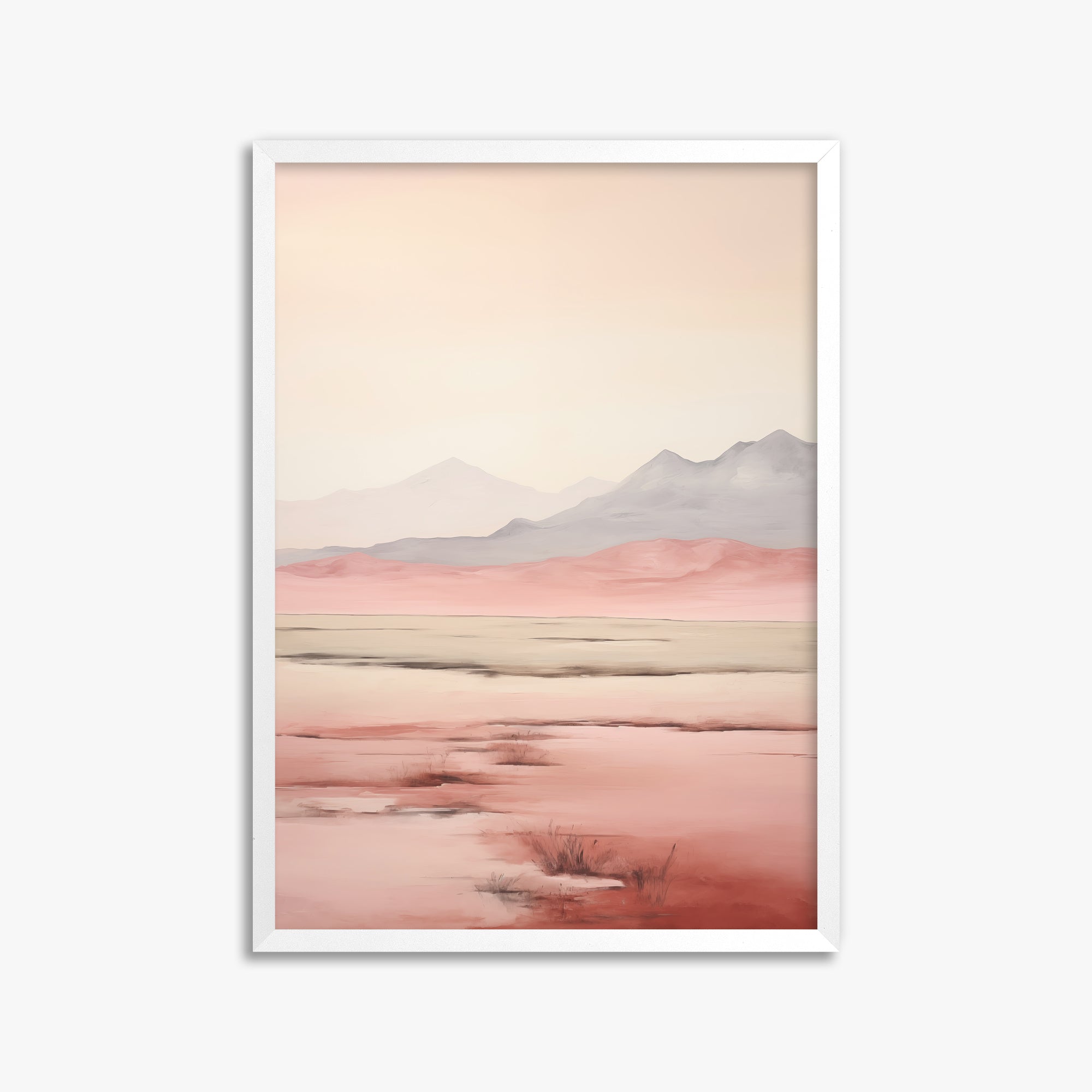 Dreamridge, 50x70cm Framed Poster With White Frame