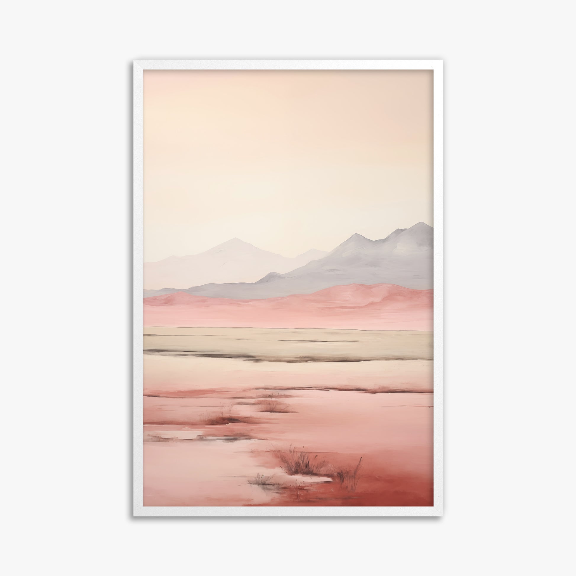 Dreamridge, 61x91cm Framed Poster With White Frame