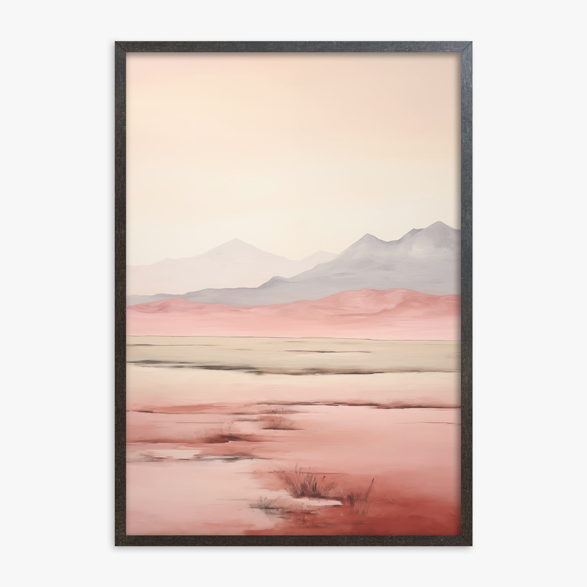 Dreamridge, 70x100cm Framed Art Reproduction With Espresso Frame
