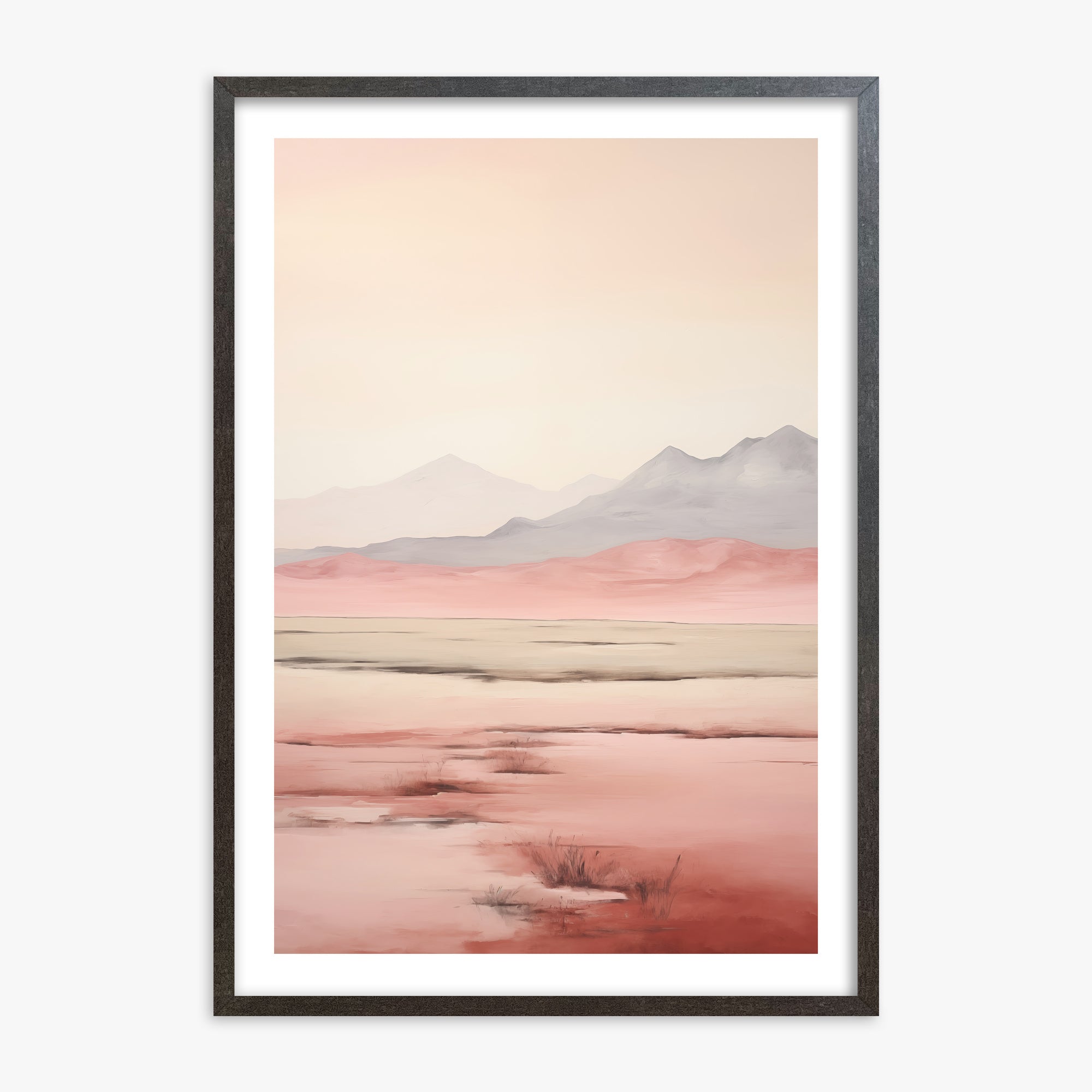 Dreamridge, 70x100cm Framed Art Reproduction With Espresso Frame