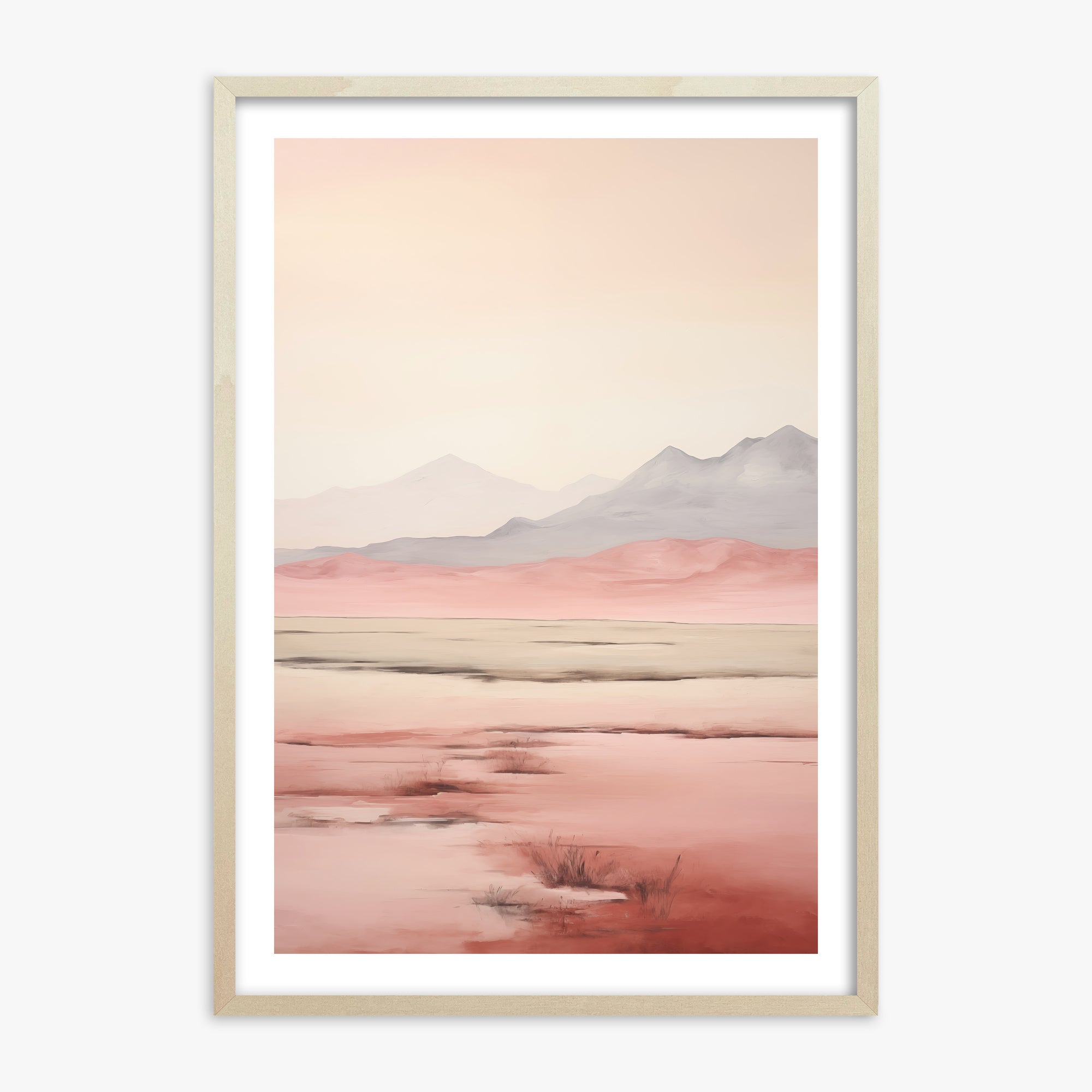 Dreamridge, 70x100cm Framed Art Reproduction With Lime Wood Frame