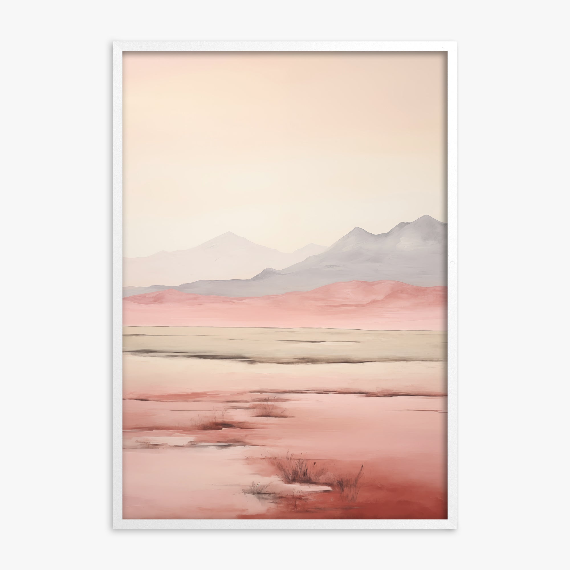 Dreamridge, White Framed Poster With White Frame