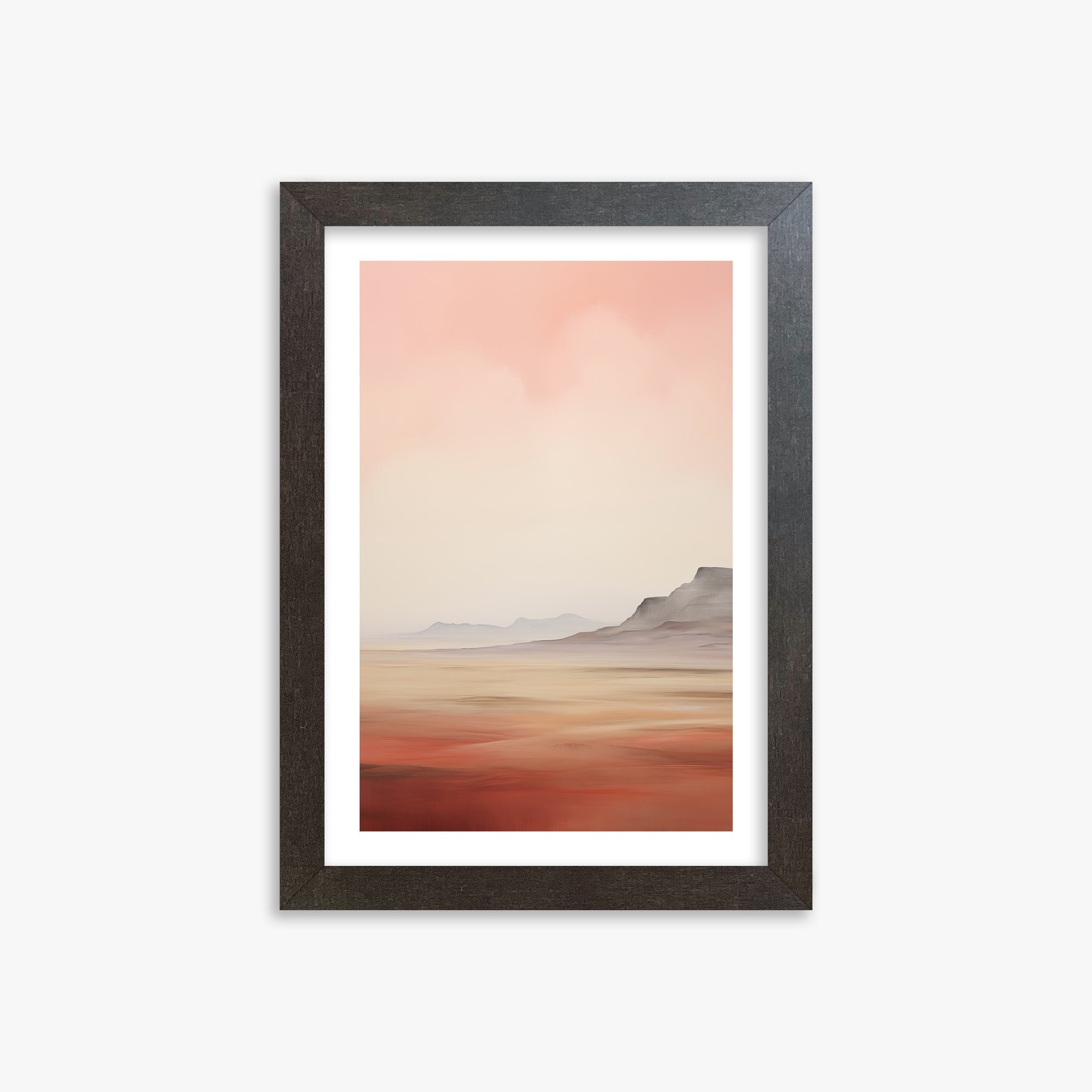 Mesa Dawn, 21x30cm Framed Art Reproduction With Espresso Frame