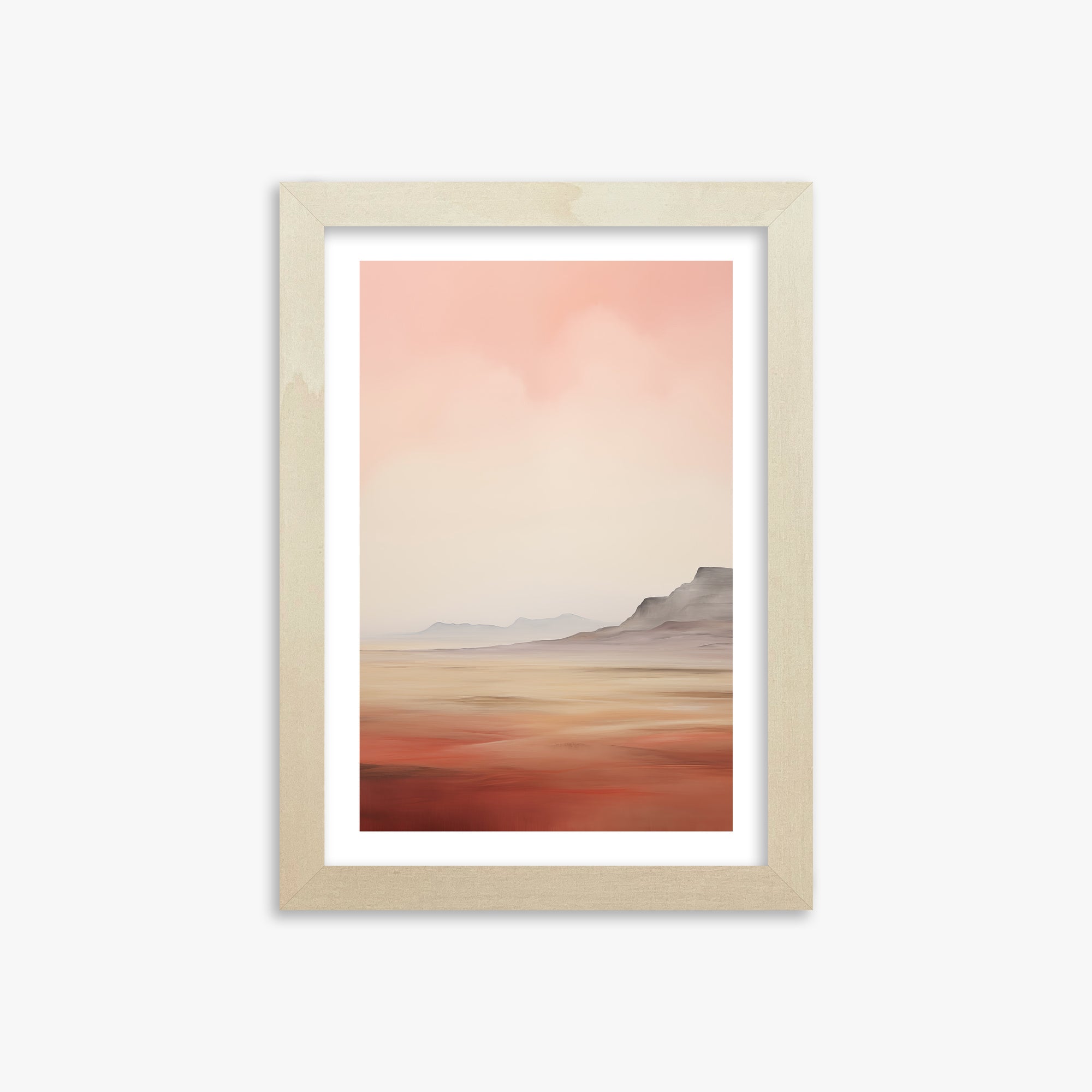 Mesa Dawn, 21x30cm Framed Art Reproduction With Lime Wood Frame
