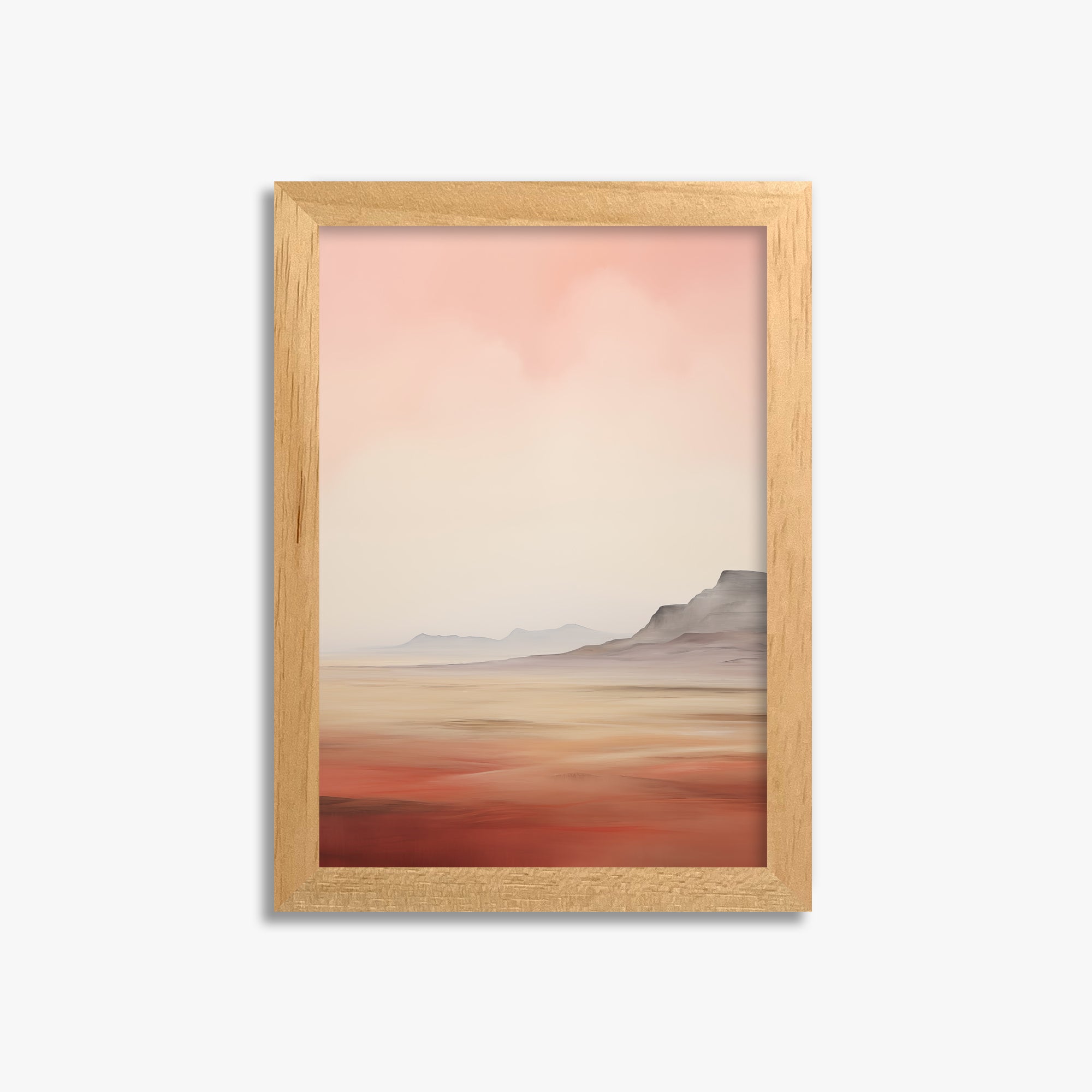 Mesa Dawn, 21x30cm Framed Poster With Oak Frame
