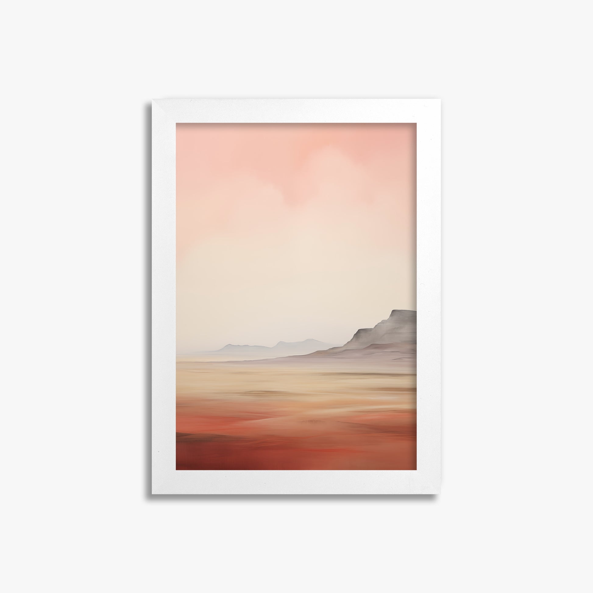 Mesa Dawn, 21x30cm Framed Poster With White Frame
