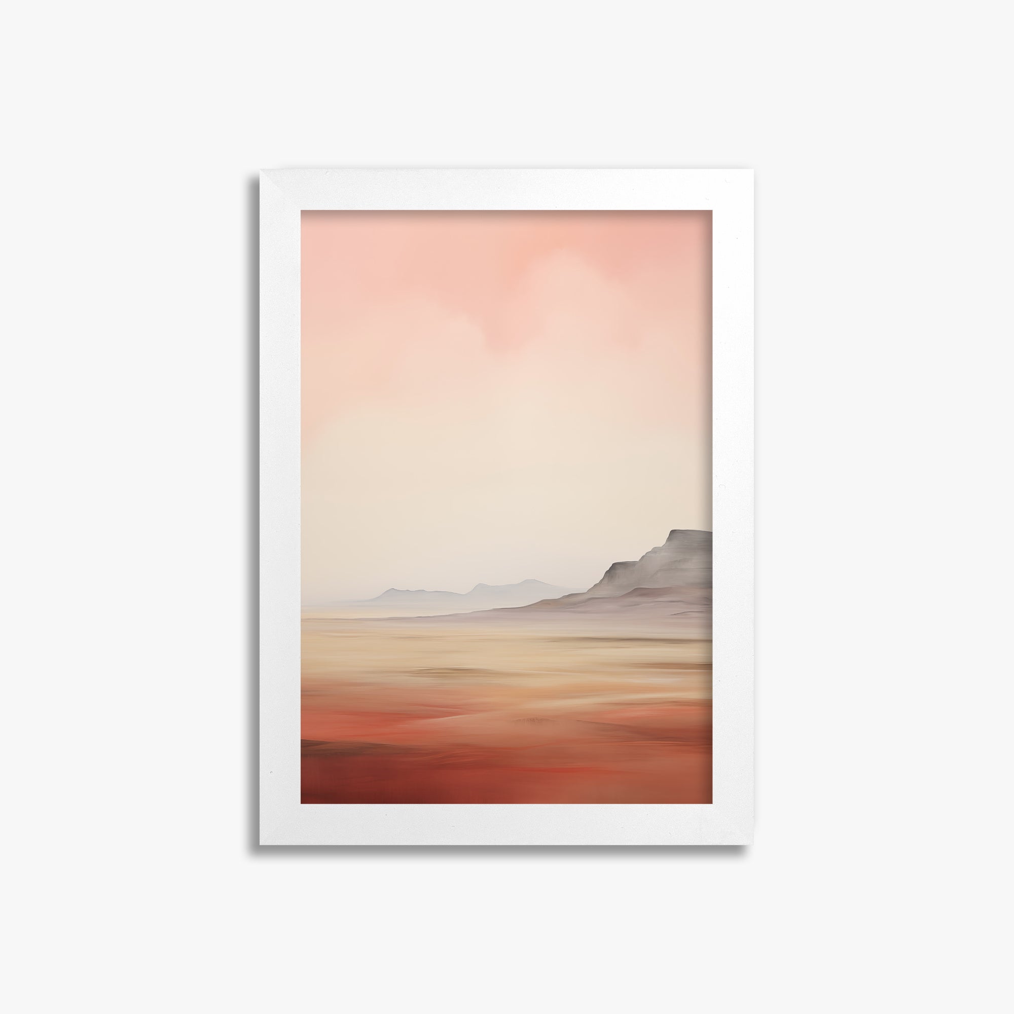 Mesa Dawn, 21x30cm Framed Poster With White Frame