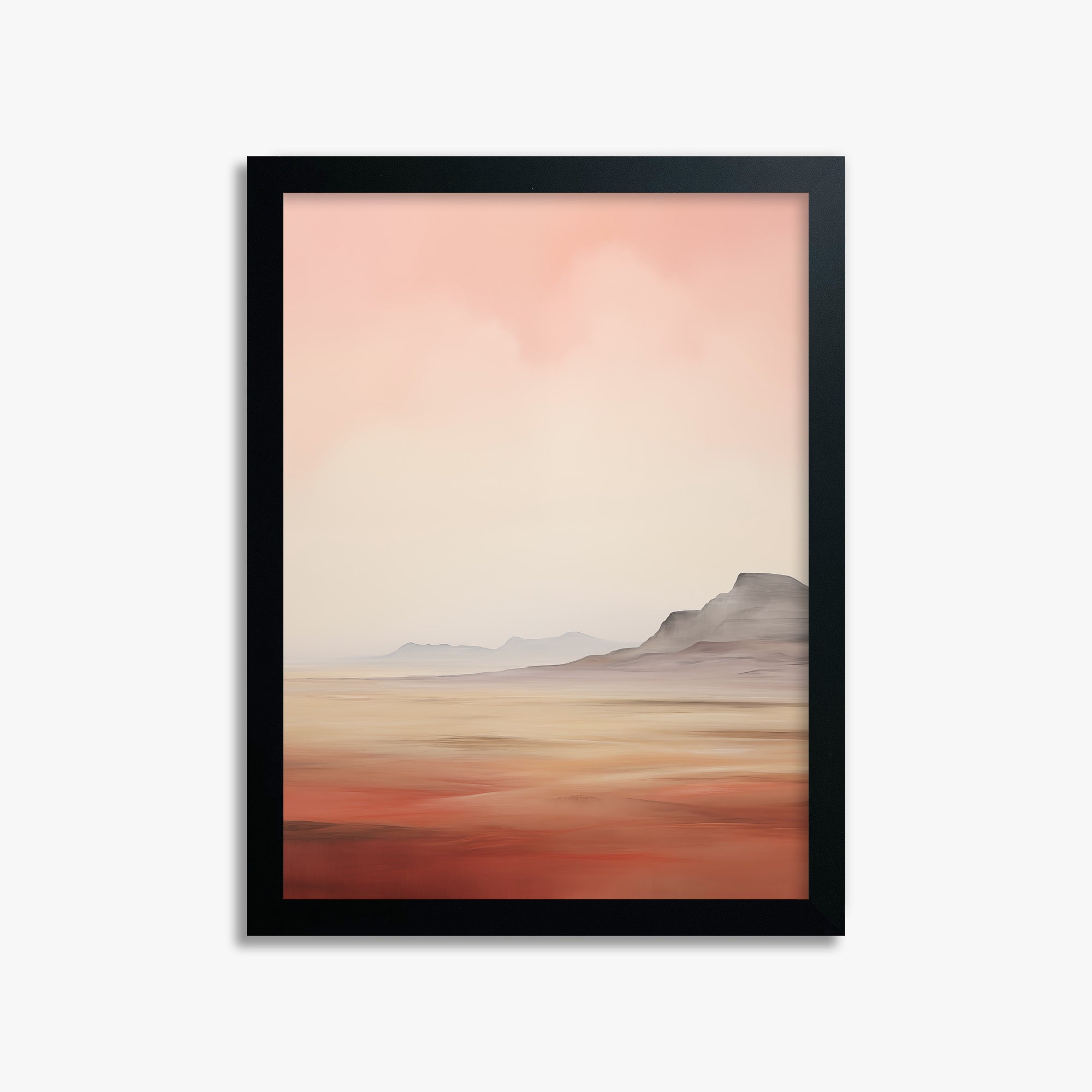 Mesa Dawn, 30x40cm Framed Poster With Black Frame