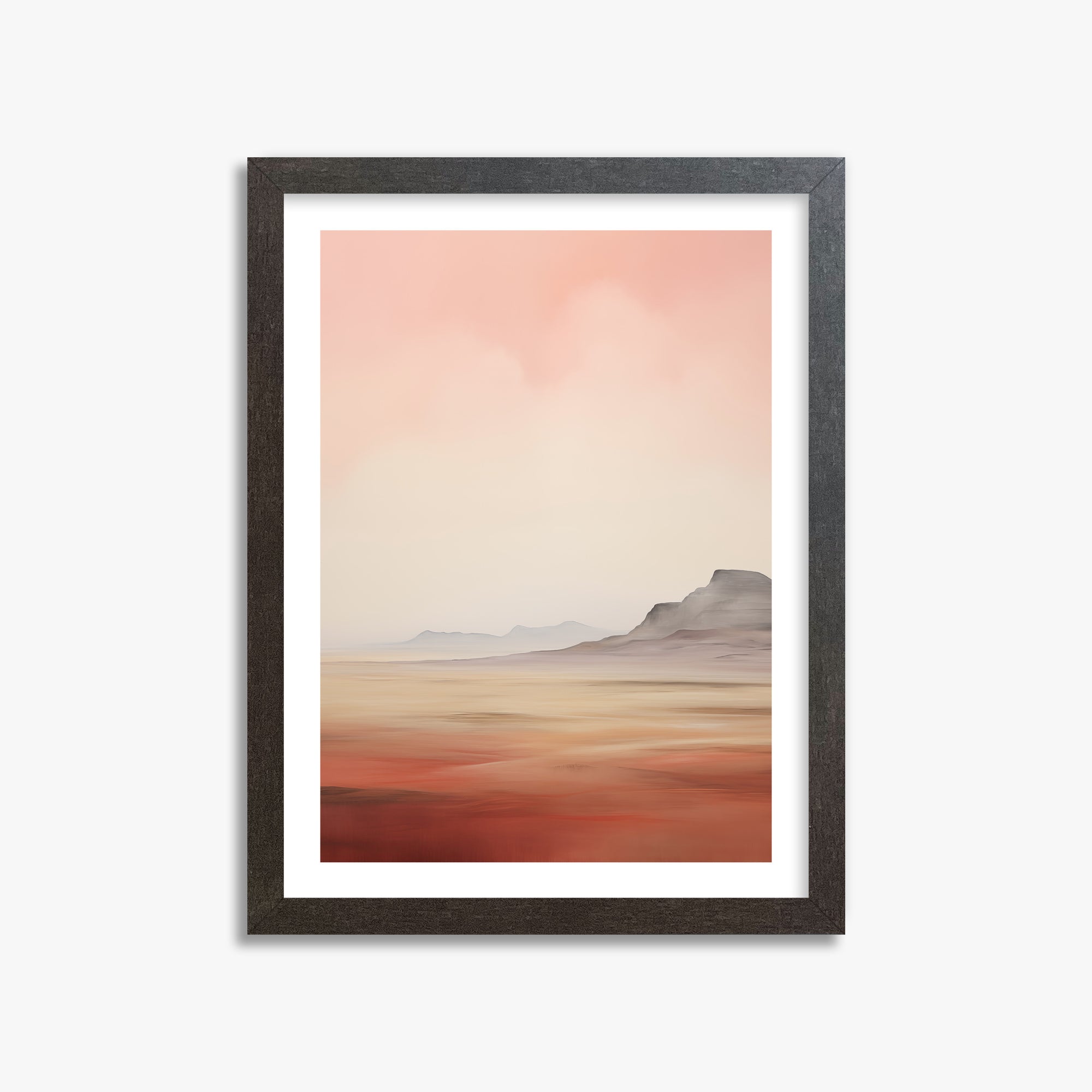 Mesa Dawn, 30x40cm Framed Art Reproduction With Espresso Frame