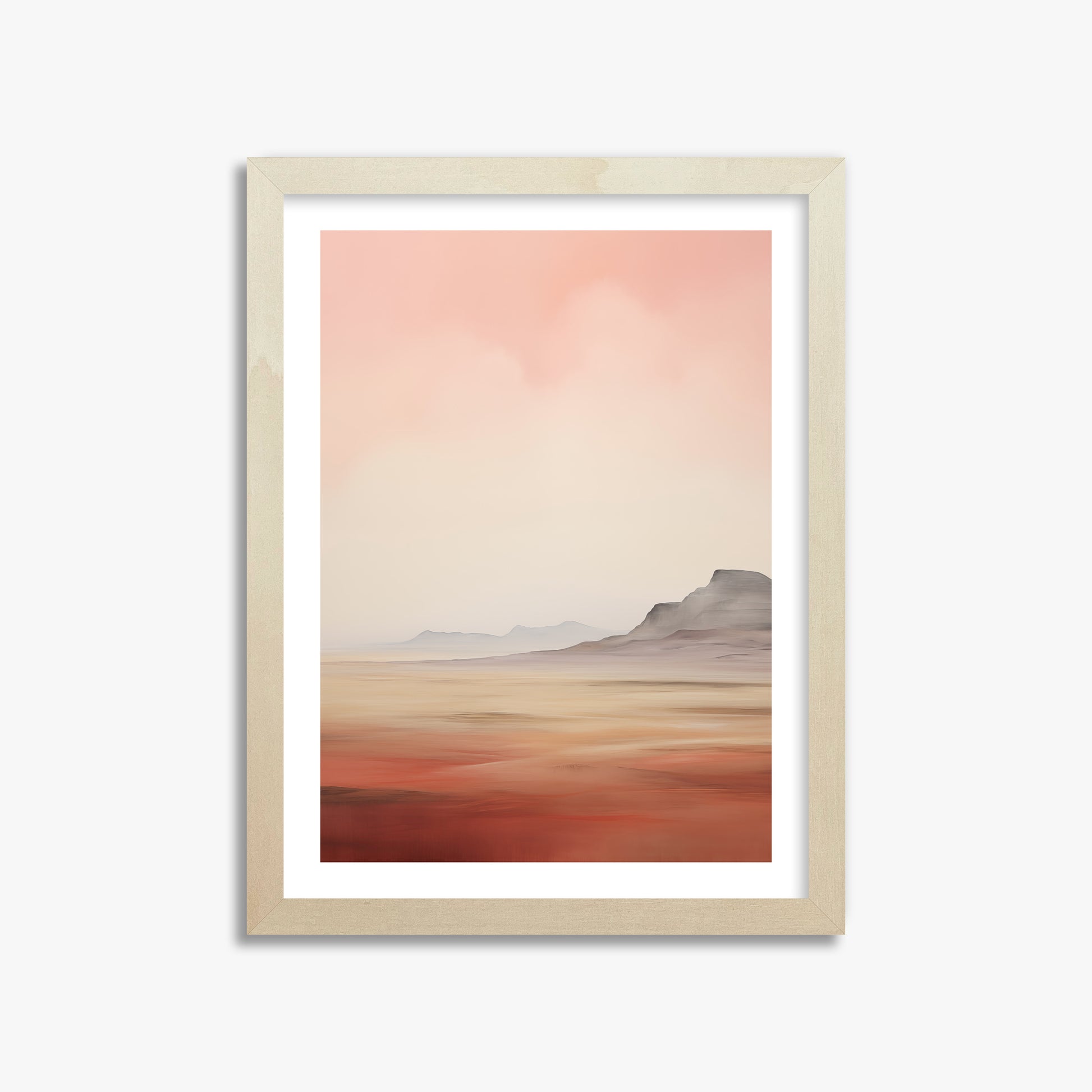 Mesa Dawn, 30x40cm Framed Art Reproduction With Lime Wood Frame