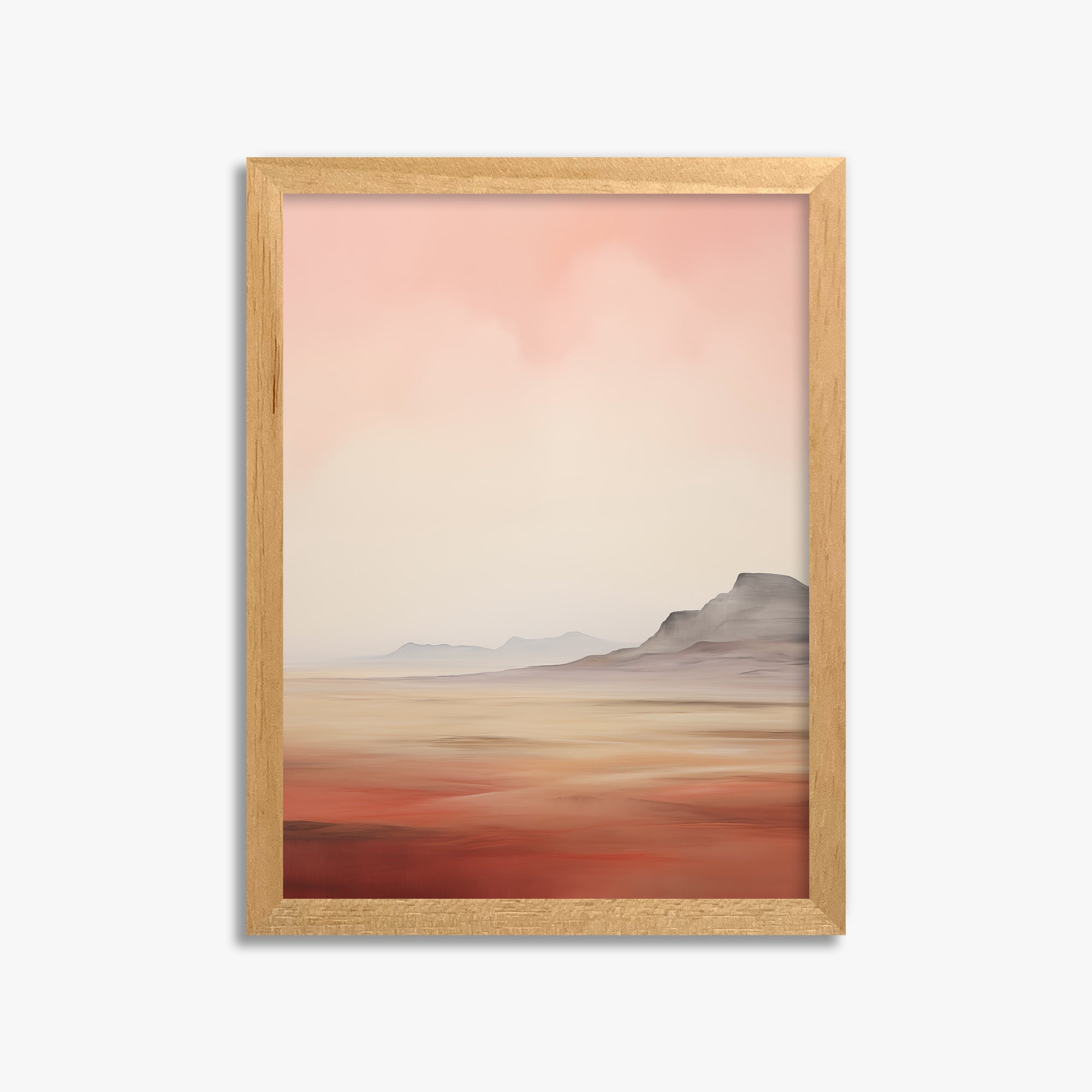 Mesa Dawn, 30x40cm Framed Poster With Oak Frame