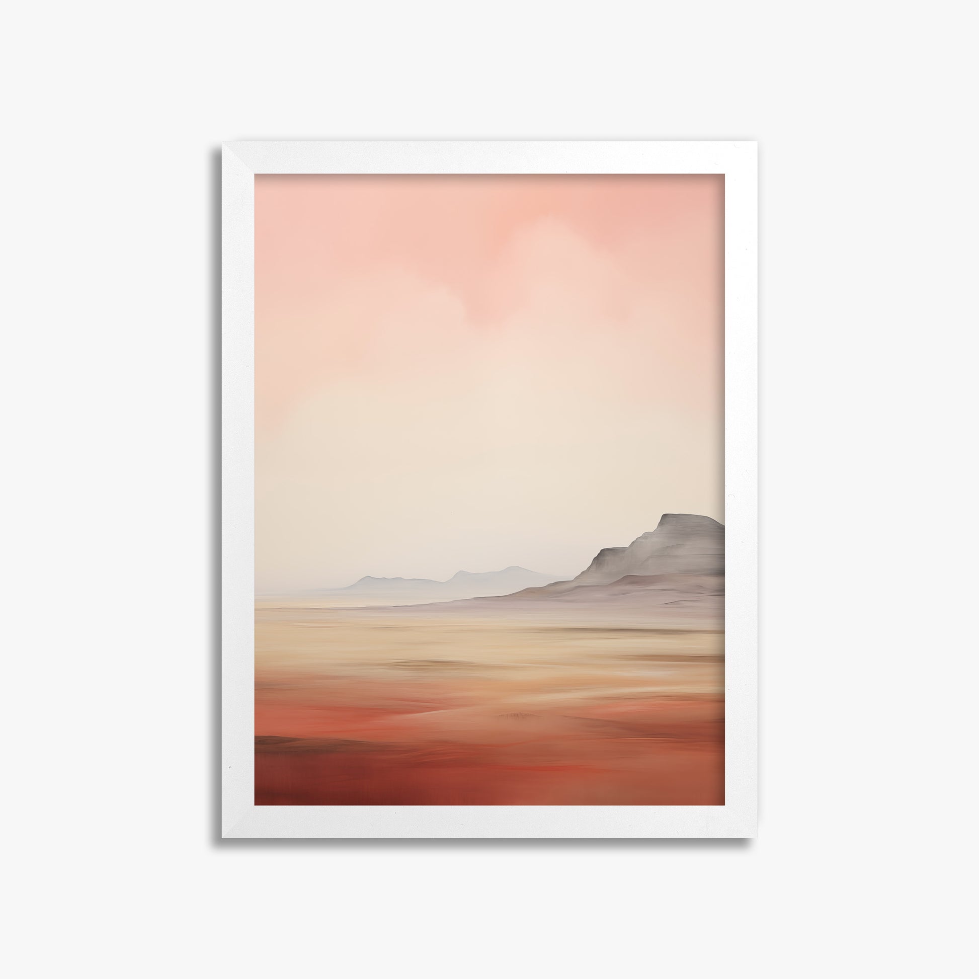 Mesa Dawn, 30x40cm Framed Poster With White Frame