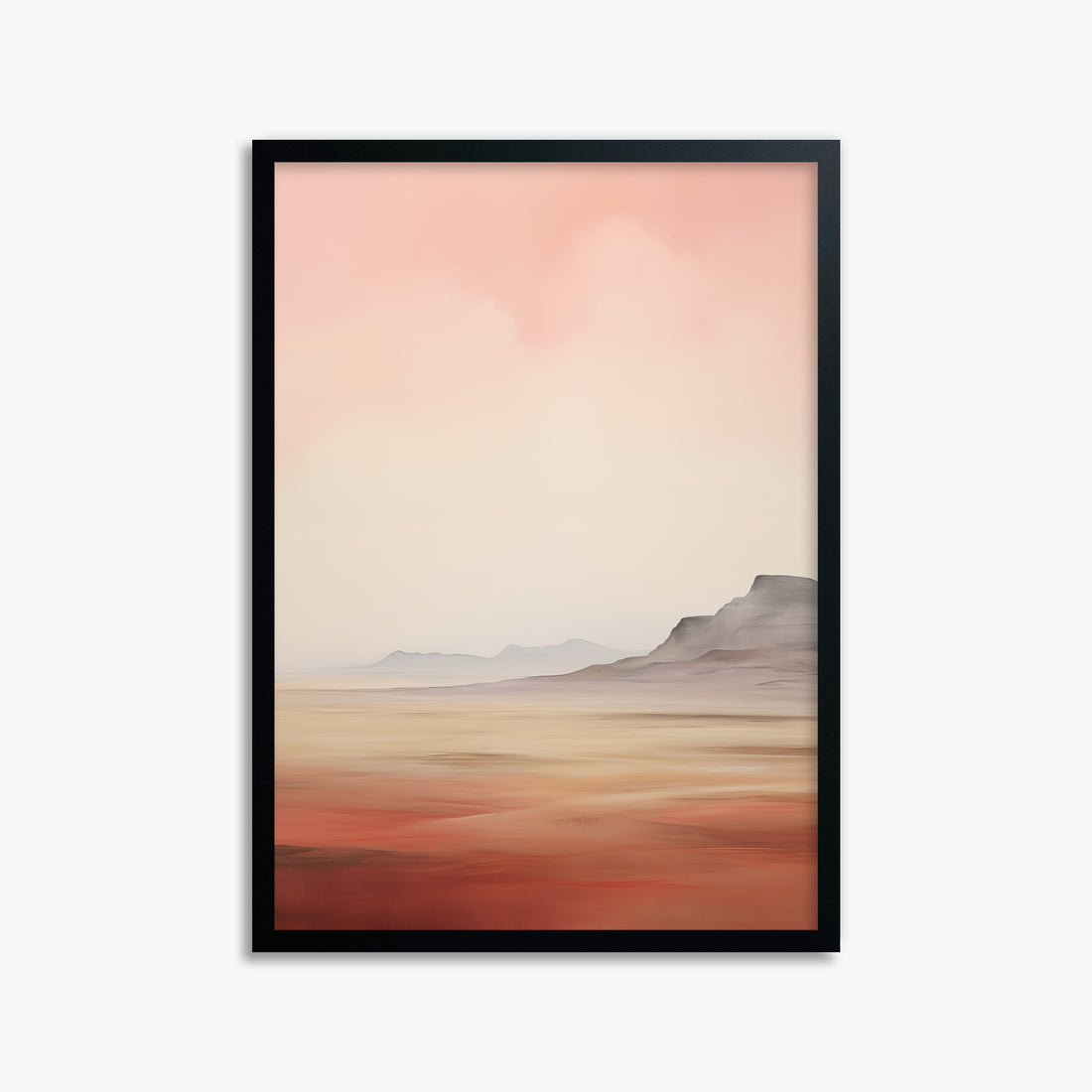Mesa Dawn, 50x70cm Framed Poster With Black Frame