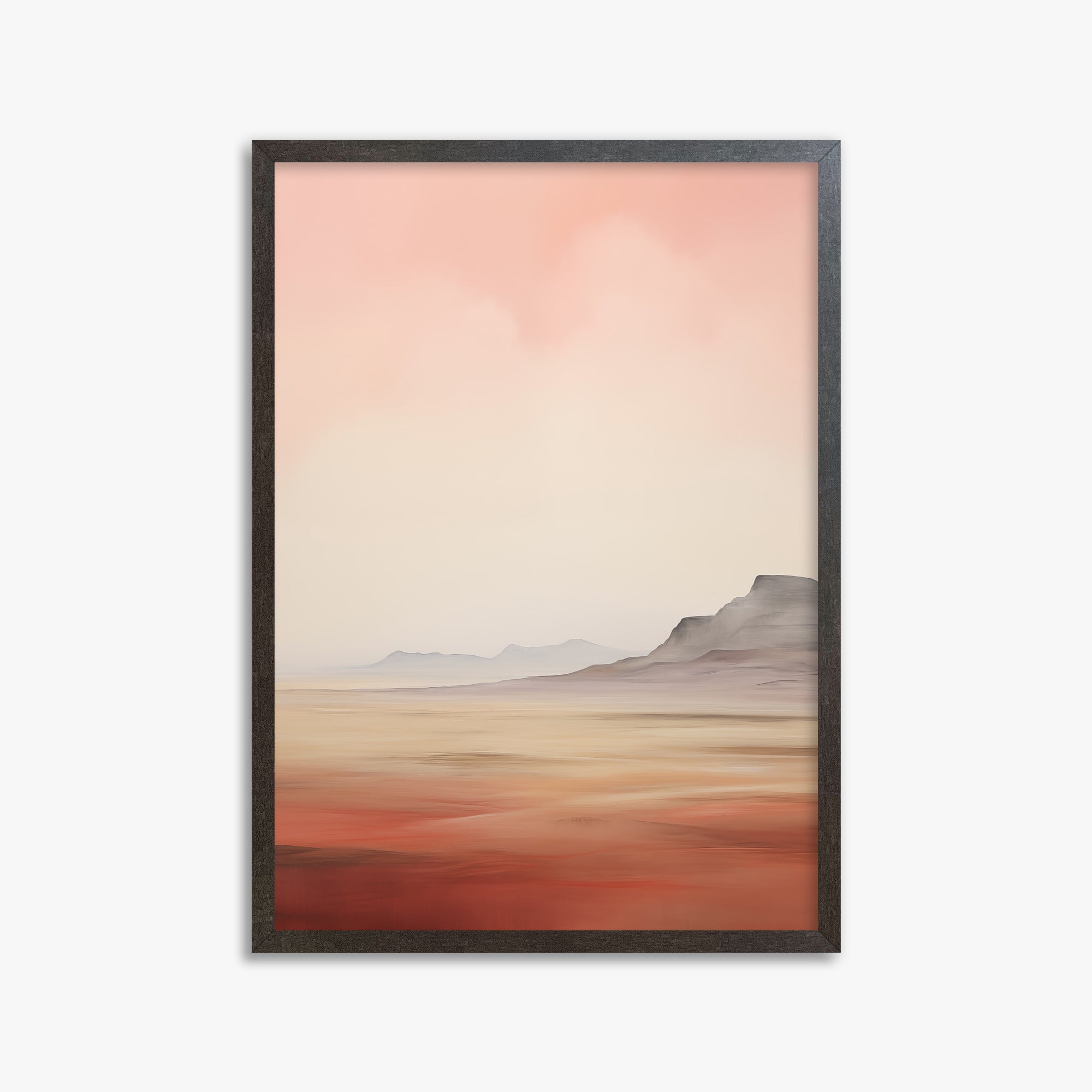 Mesa Dawn, 50x70cm Framed Art Reproduction With Espresso Frame