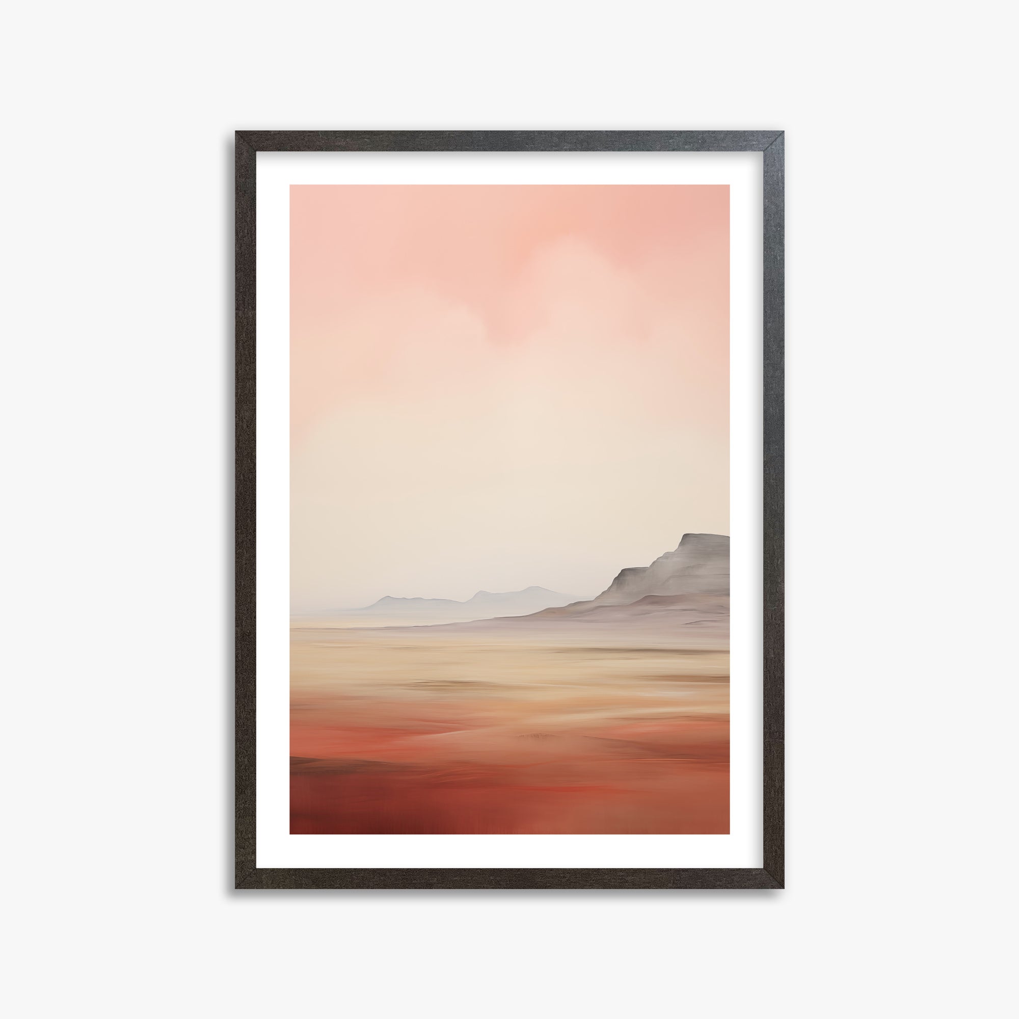 Mesa Dawn, 50x70cm Framed Art Reproduction With Espresso Frame