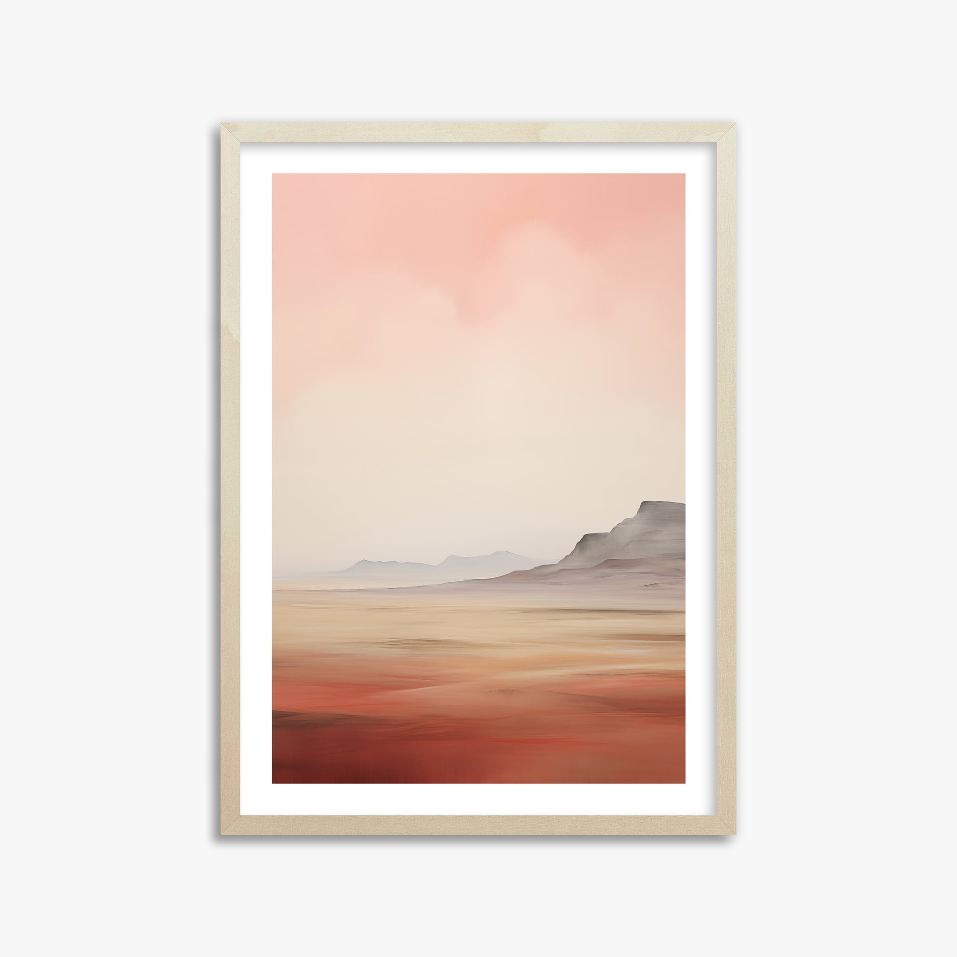 Mesa Dawn, 50x70cm Framed Art Reproduction With Lime Wood Frame