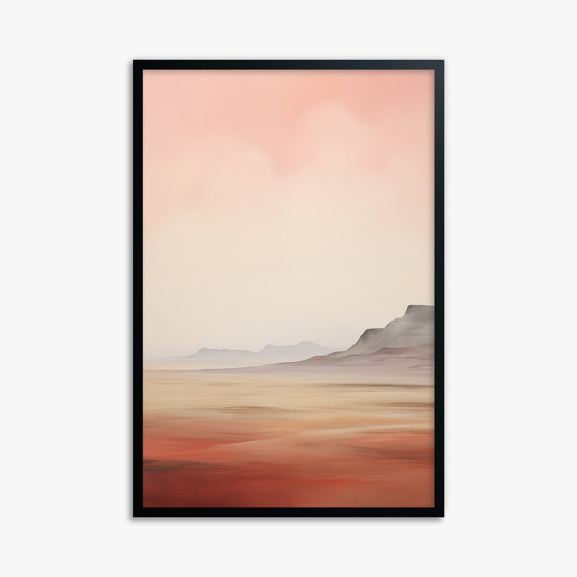 Mesa Dawn, 61x91cm Framed Poster With Black Frame