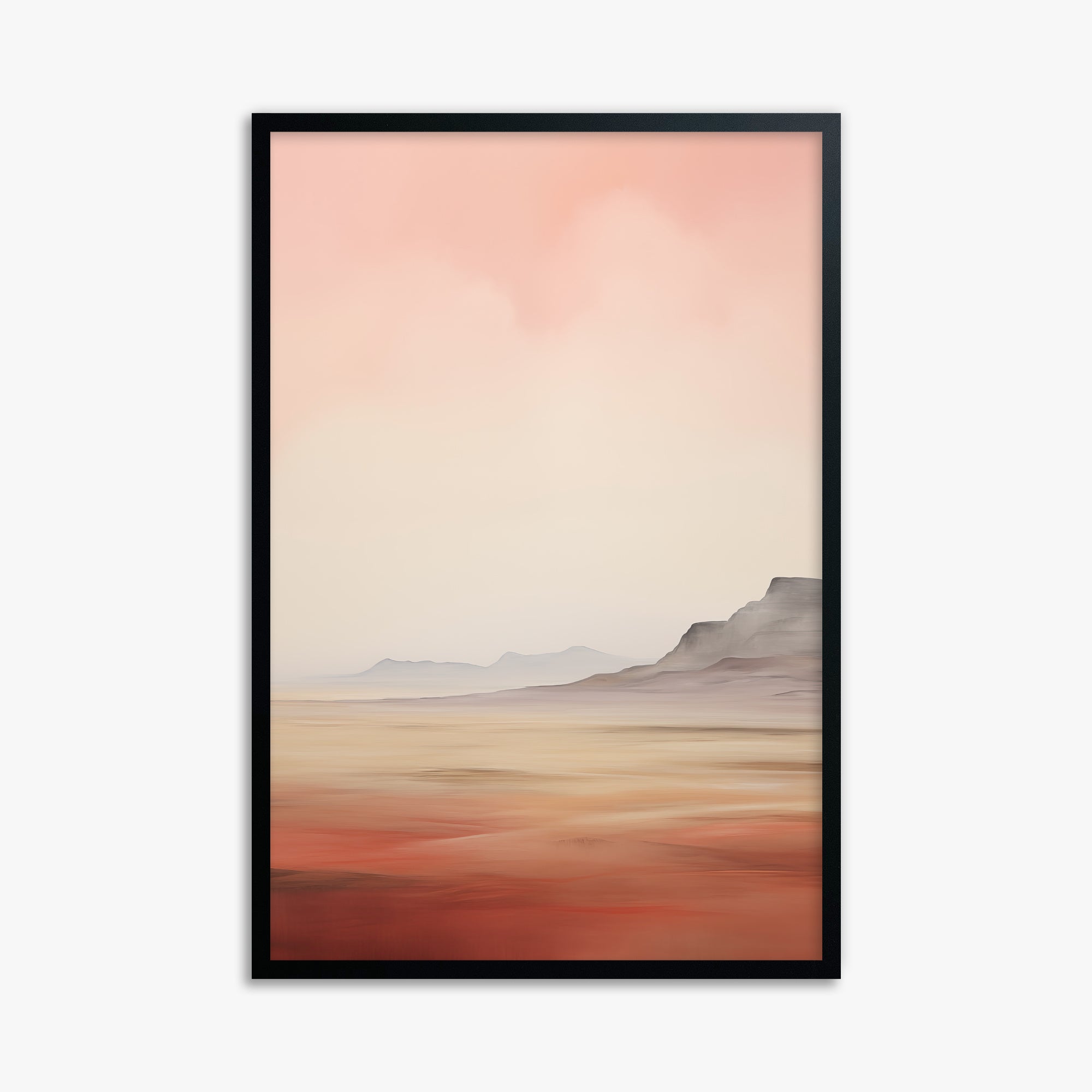 Mesa Dawn, 61x91cm Framed Poster With Black Frame