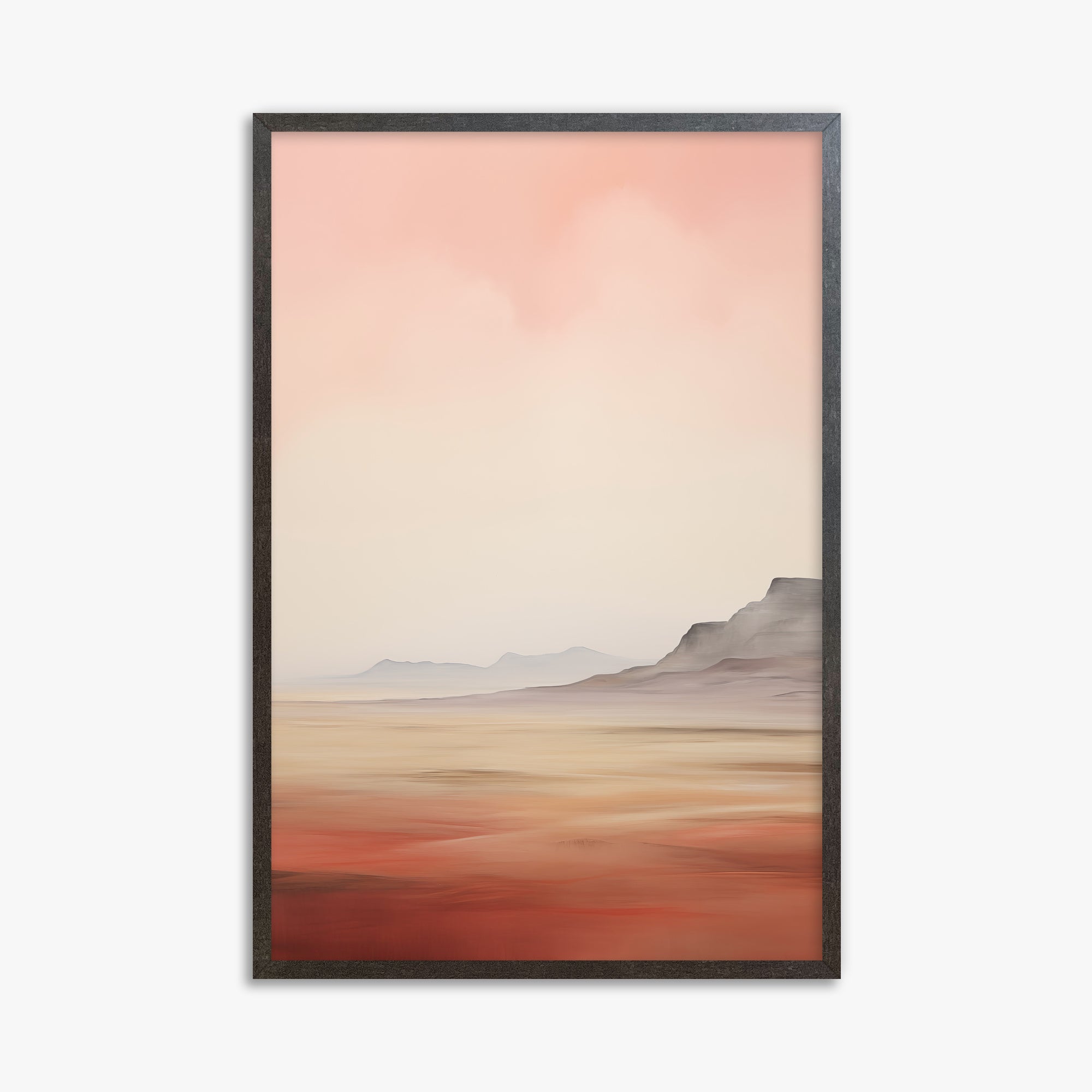 Mesa Dawn, 61x91cm Framed Art Reproduction With Espresso Frame