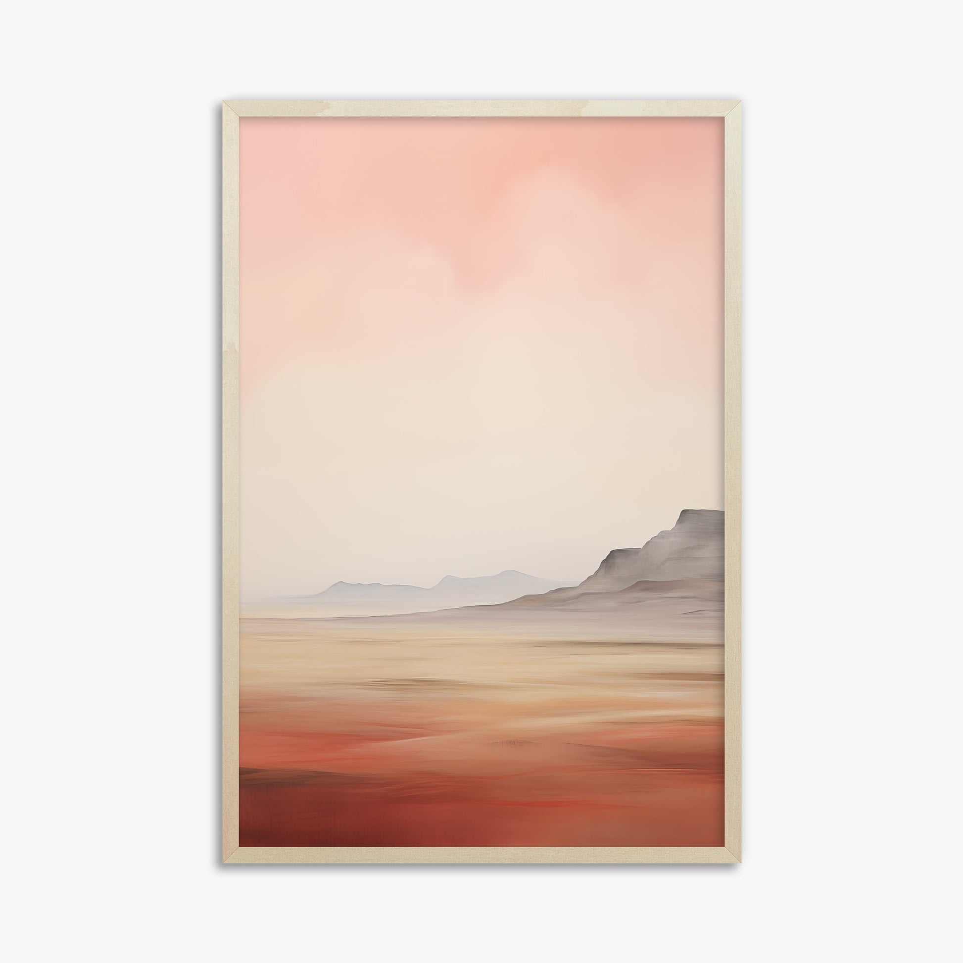 Mesa Dawn, 61x91cm Framed Art Reproduction With Lime Wood Frame