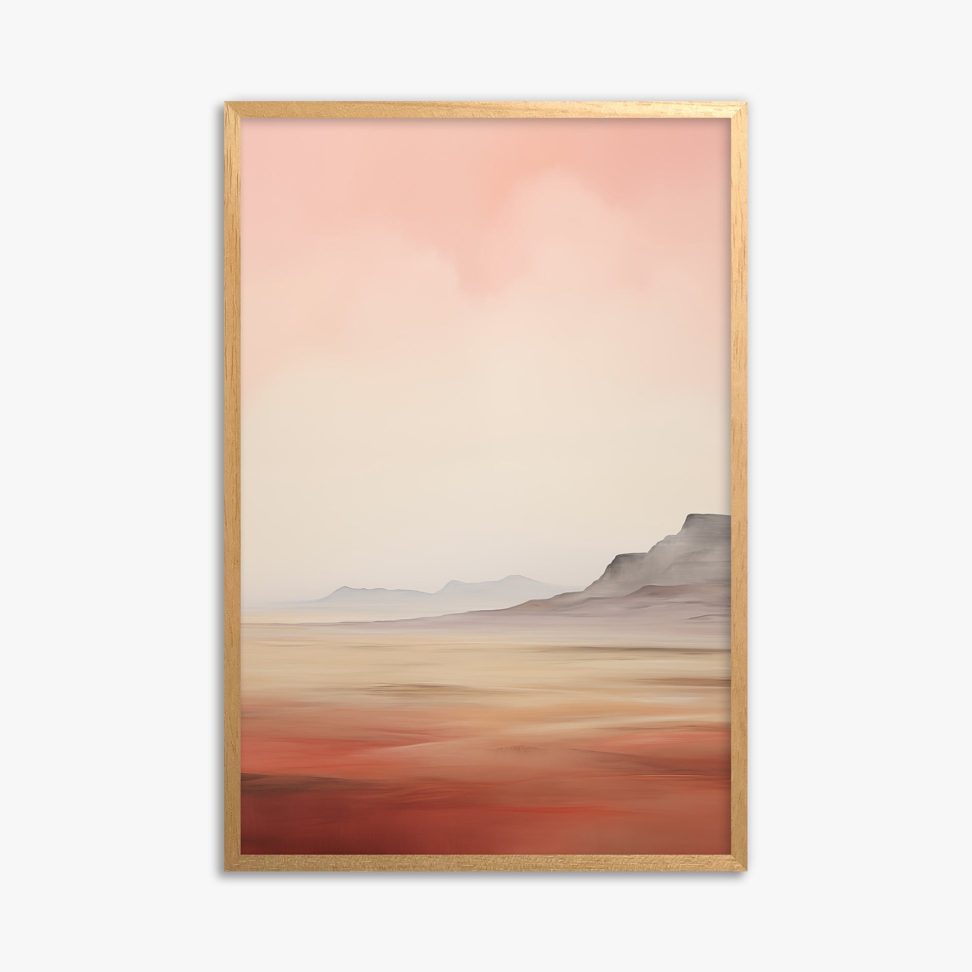 Mesa Dawn, 61x91cm Framed Poster With Oak Frame