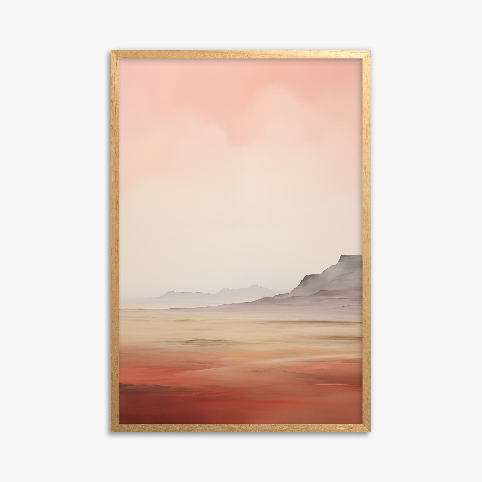 Mesa Dawn, 61x91cm Framed Poster With Oak Frame