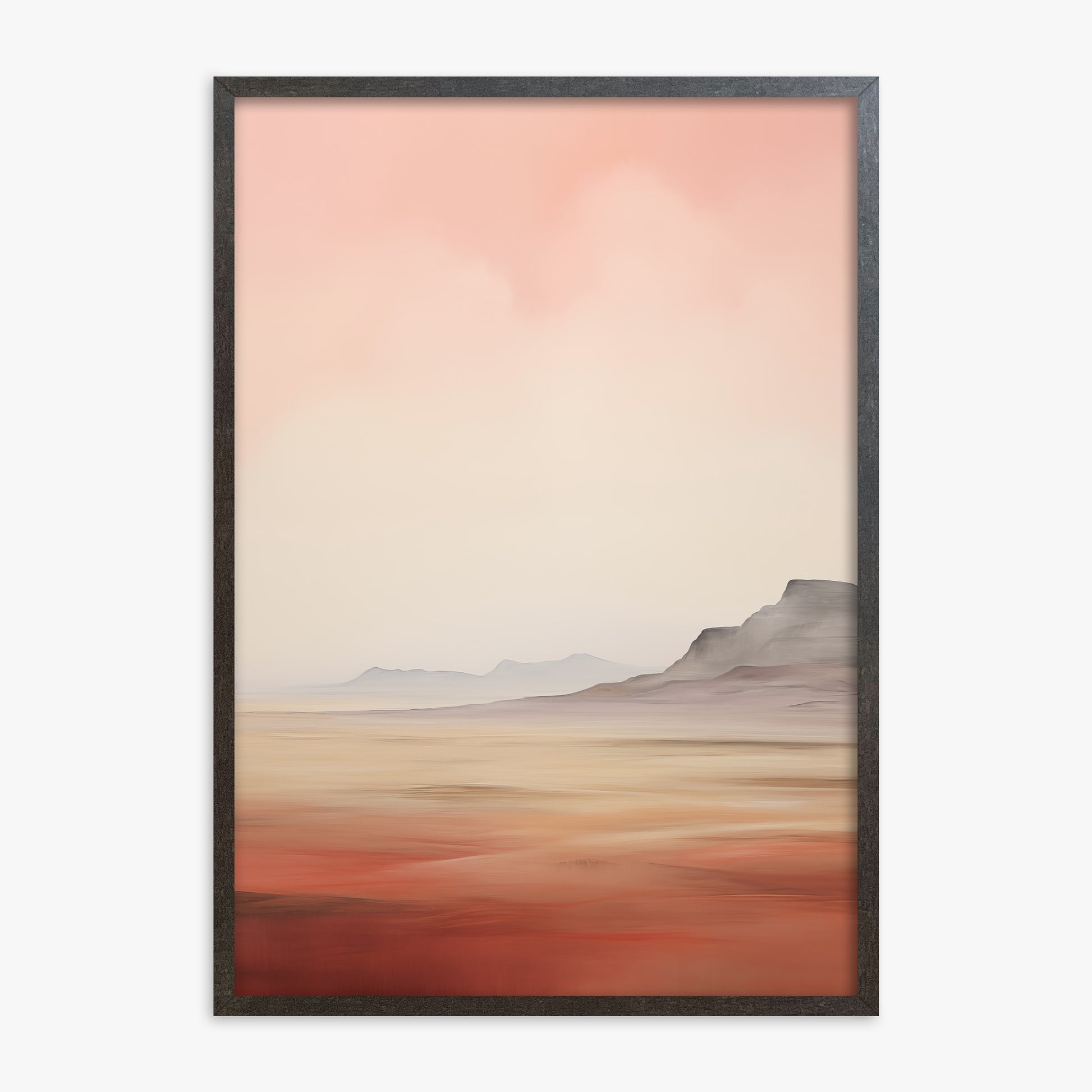 Mesa Dawn, 70x100cm Framed Art Reproduction With Espresso Frame