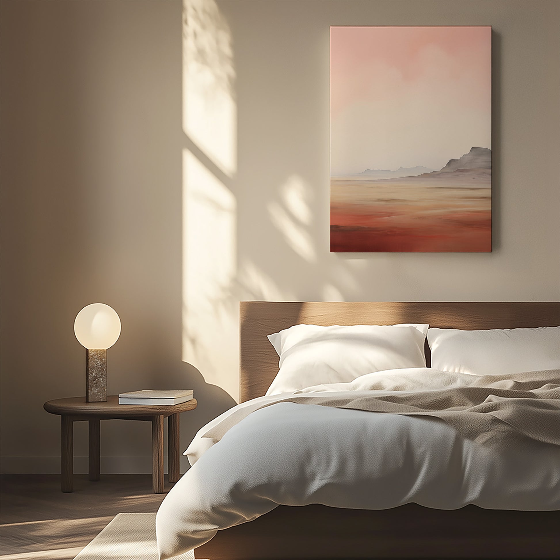 Design Concept No. 55 for Mesa Dawn Japanese Satin Canvas Wall Art