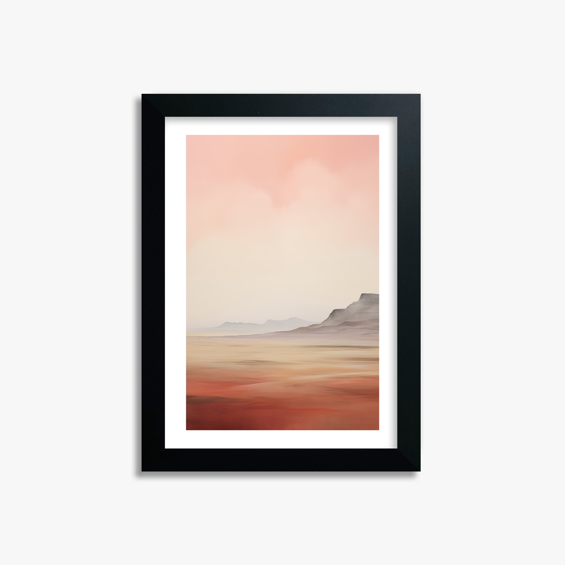 Mesa Dawn, 21x30cm Black Framed Art Reproduction