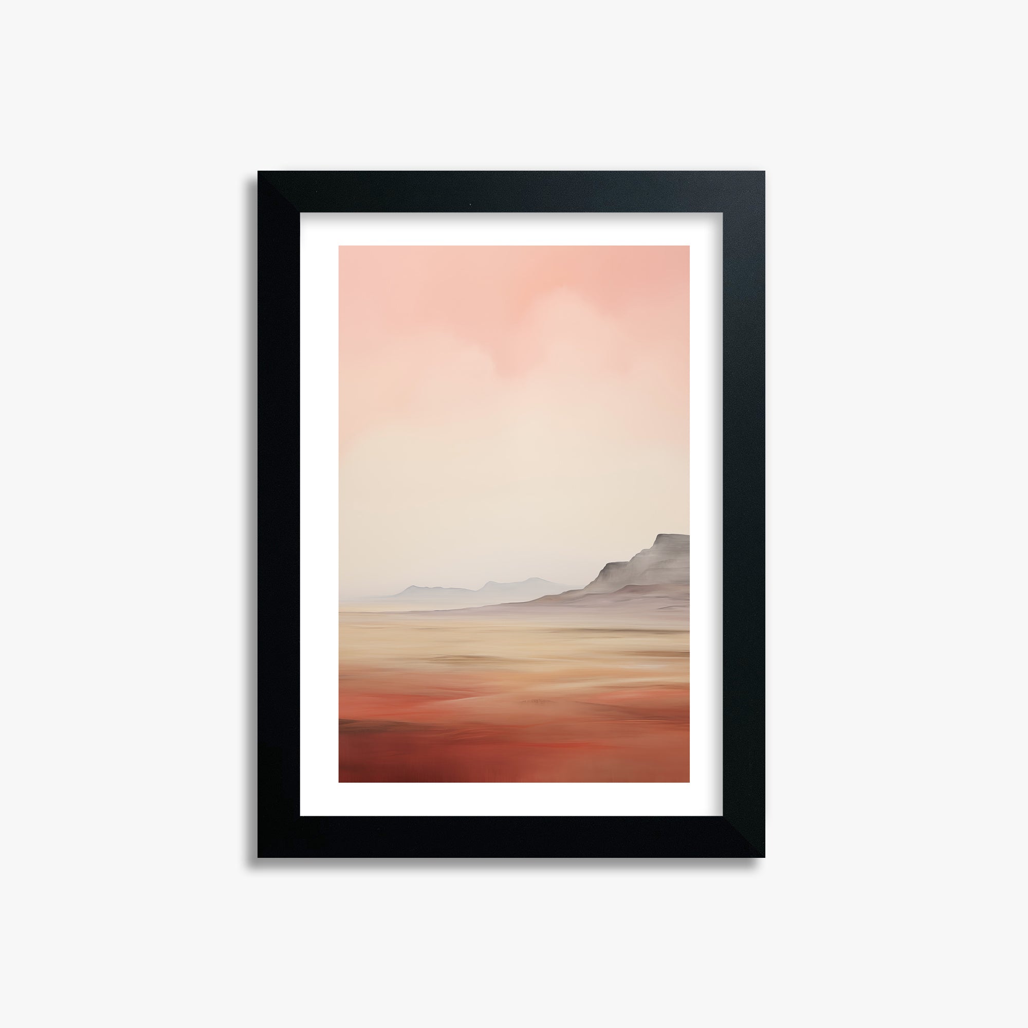 Mesa Dawn, 21x30cm Black Framed Art Reproduction