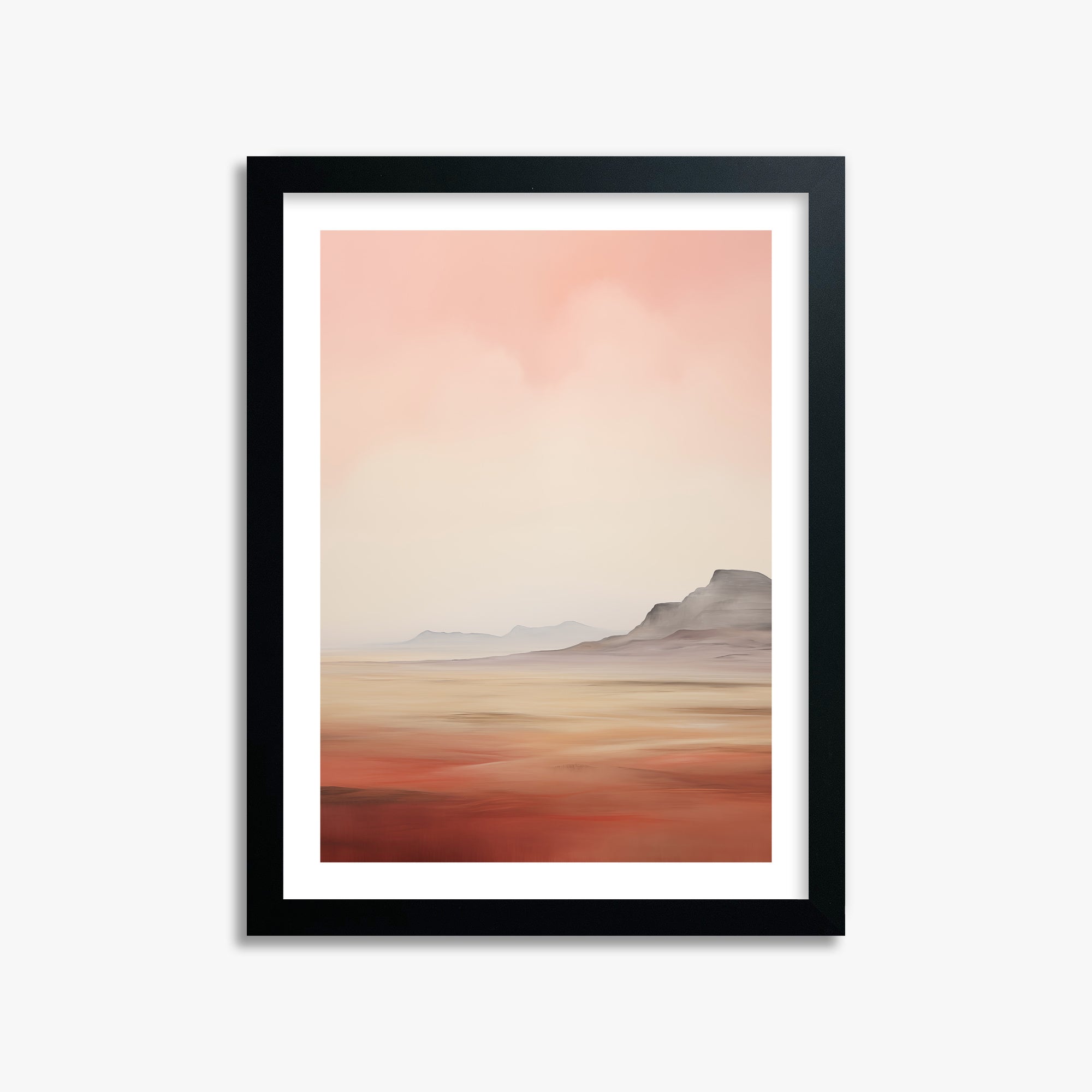 Mesa Dawn, 30x40cm Black Framed Art Reproduction
