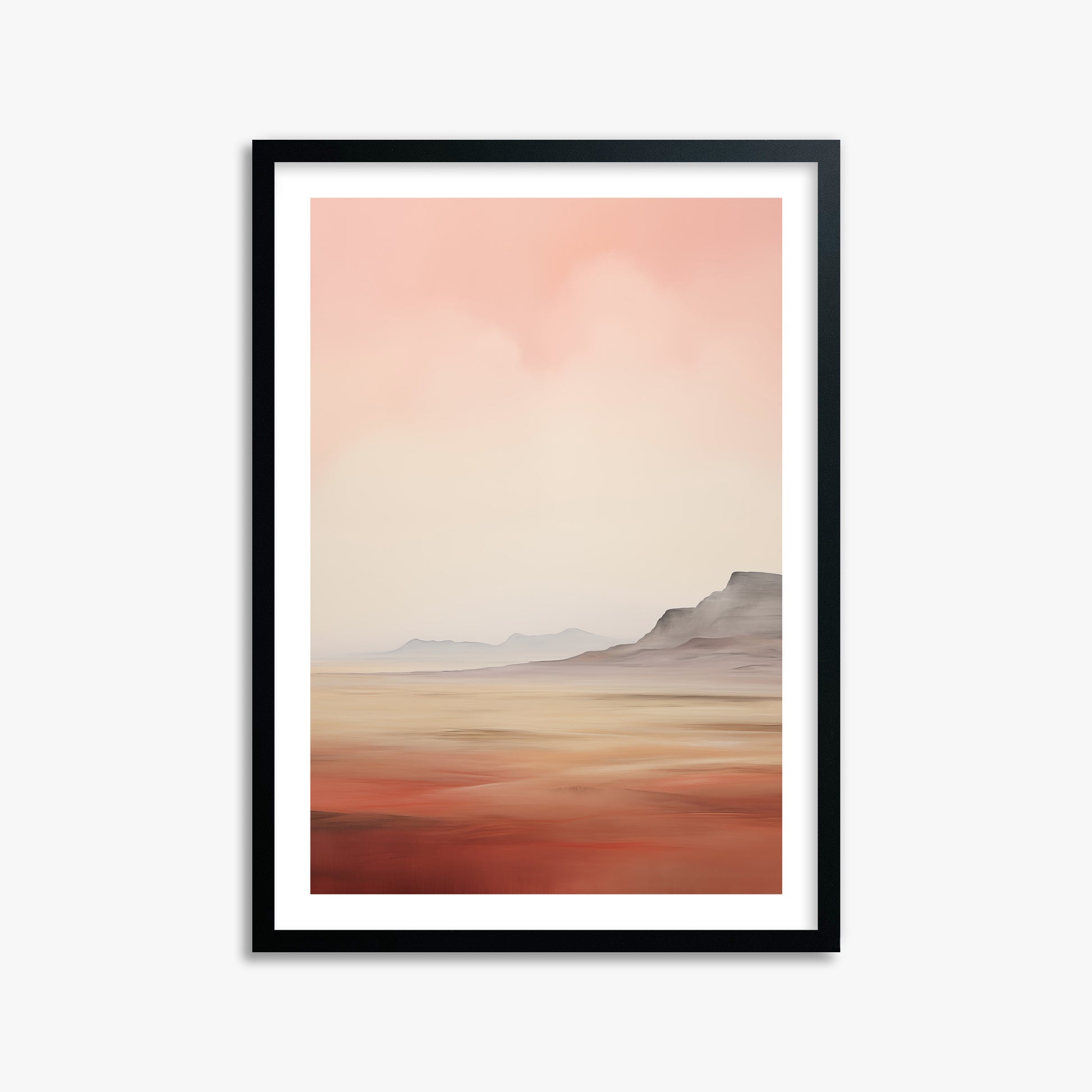 Mesa Dawn, 50x70cm Black Framed Art Reproduction