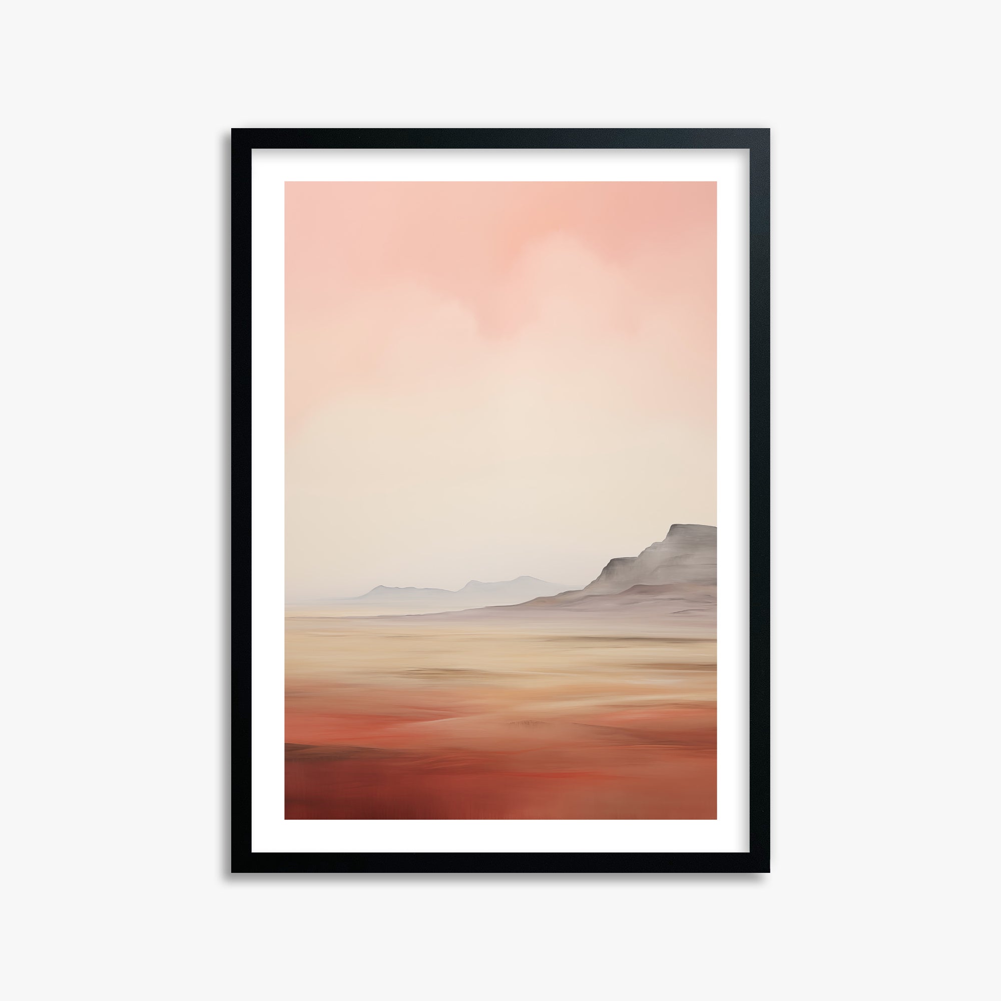Mesa Dawn, 50x70cm Black Framed Art Reproduction